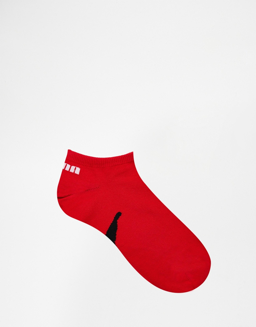 puma red socks