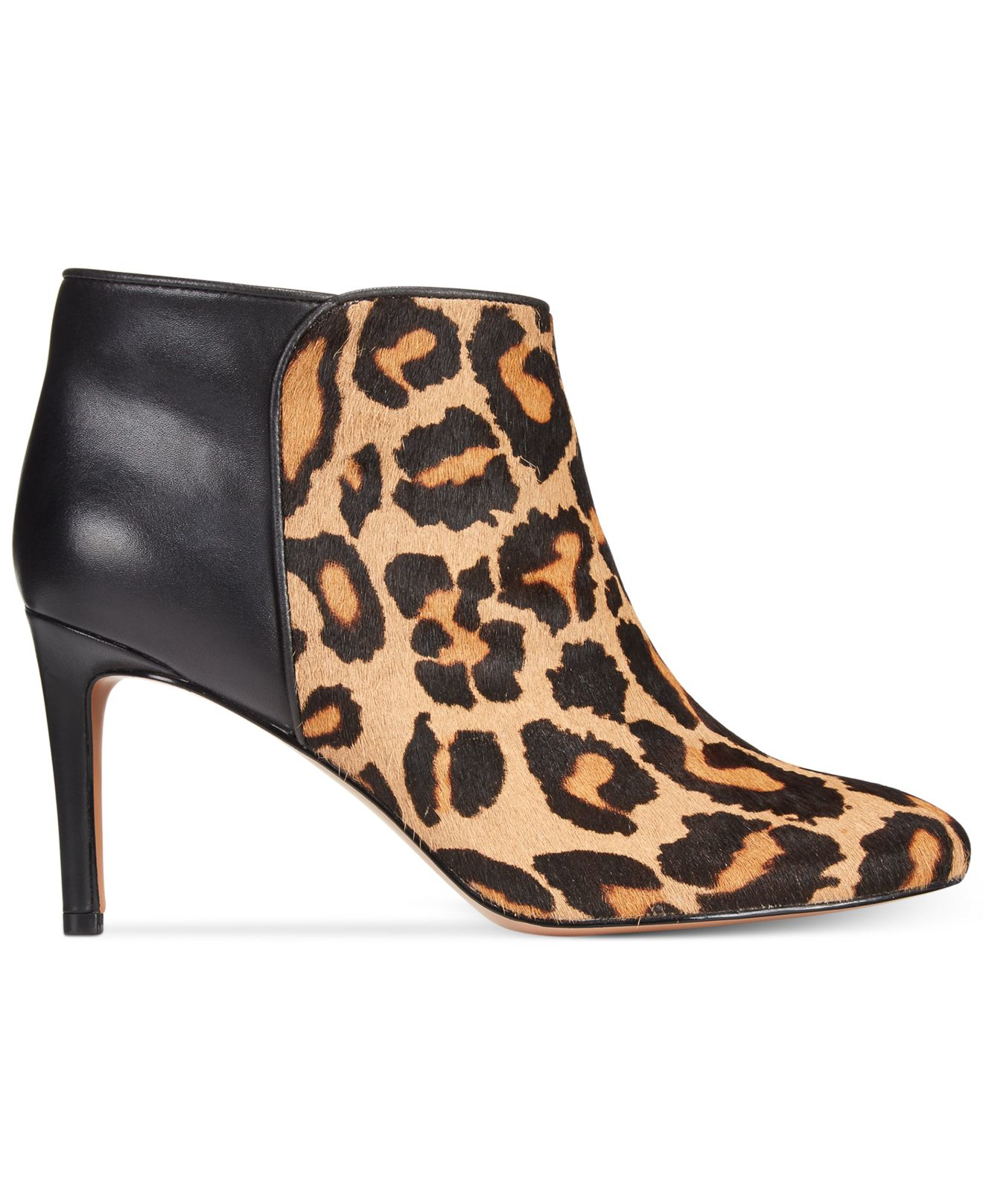 nine west leopard booties