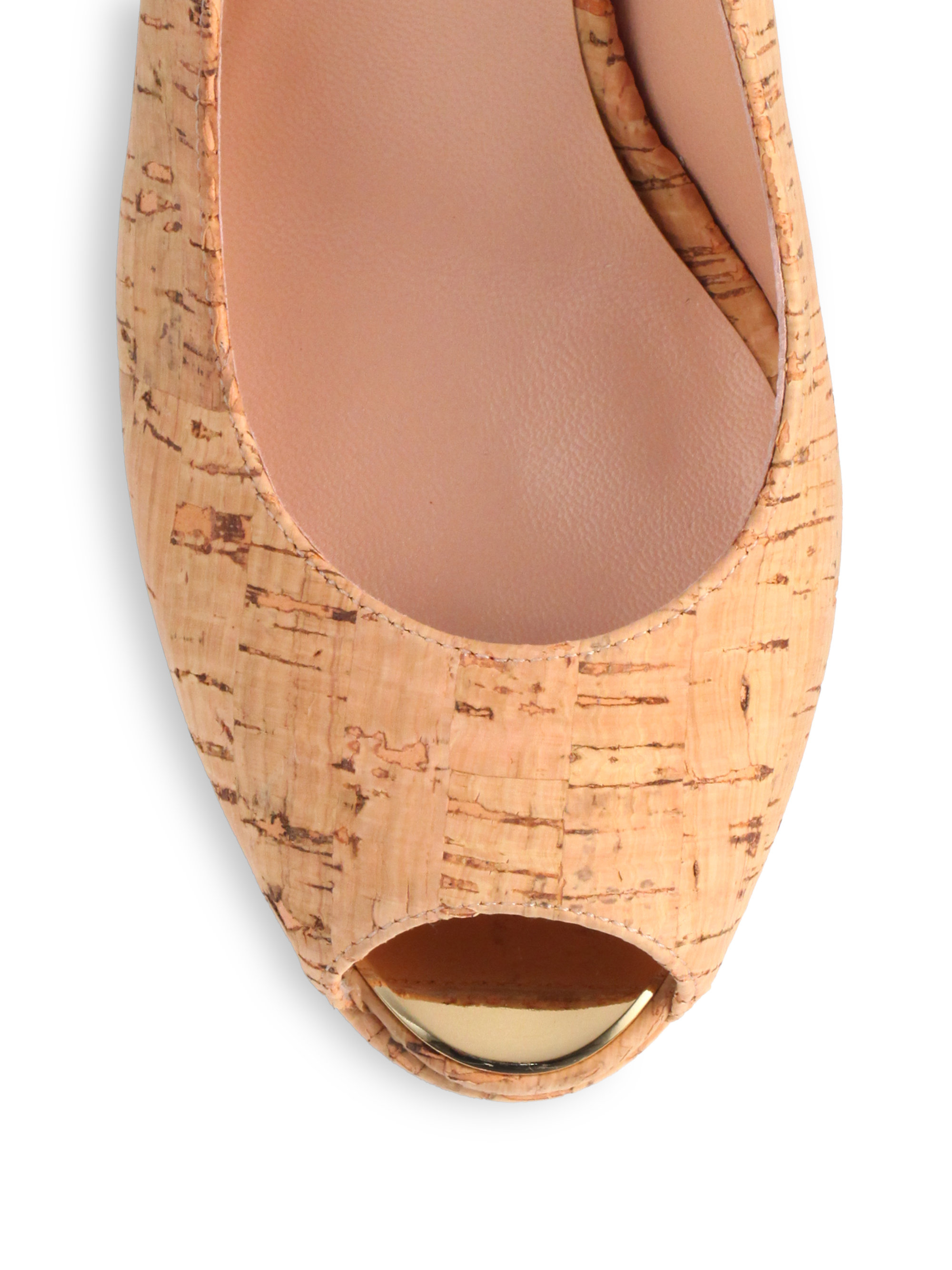 stuart weitzman cork pumps