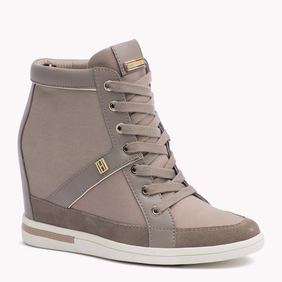 Tommy hilfiger wedge sneakers 2025