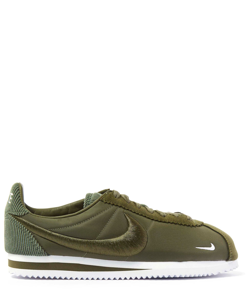 nike cortez olive green