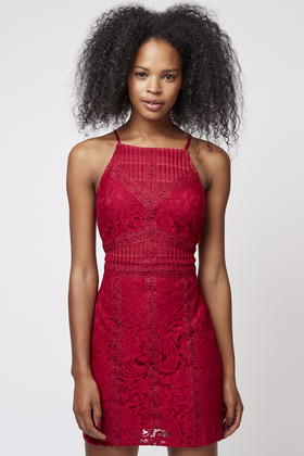 petite red bodycon dress