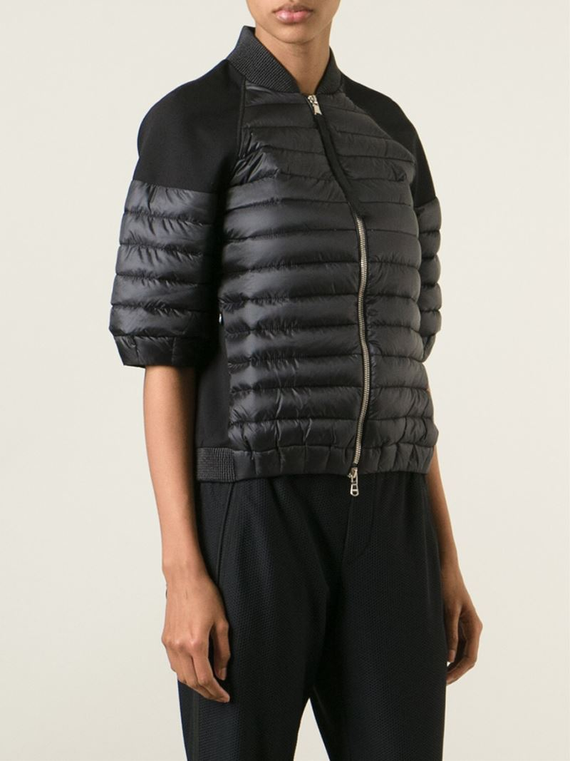 Moncler Short Sleeve Quilted Jacket in 