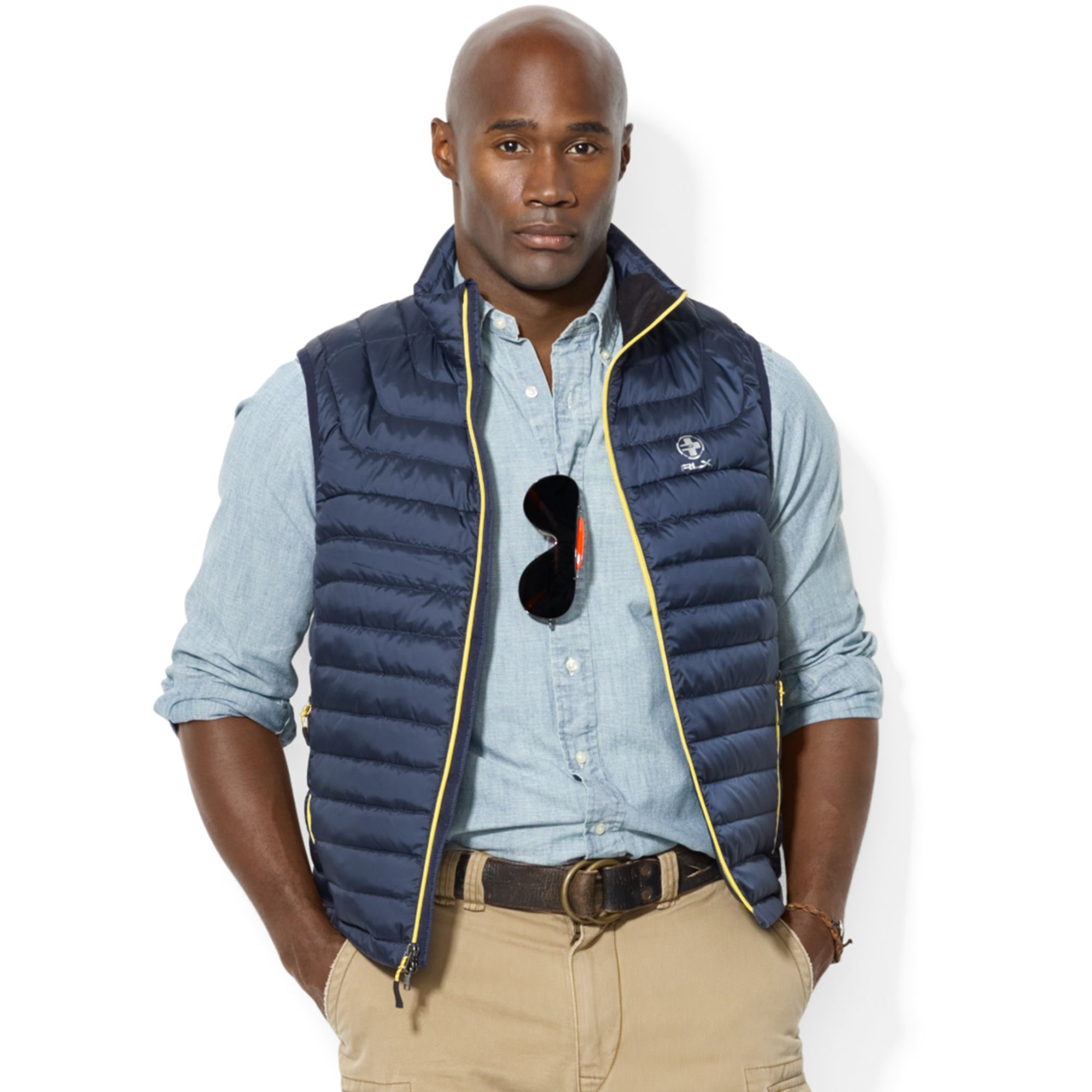 Lyst - Ralph Lauren Polo Big and Tall Rlx Waterresistant Down Vest in ...