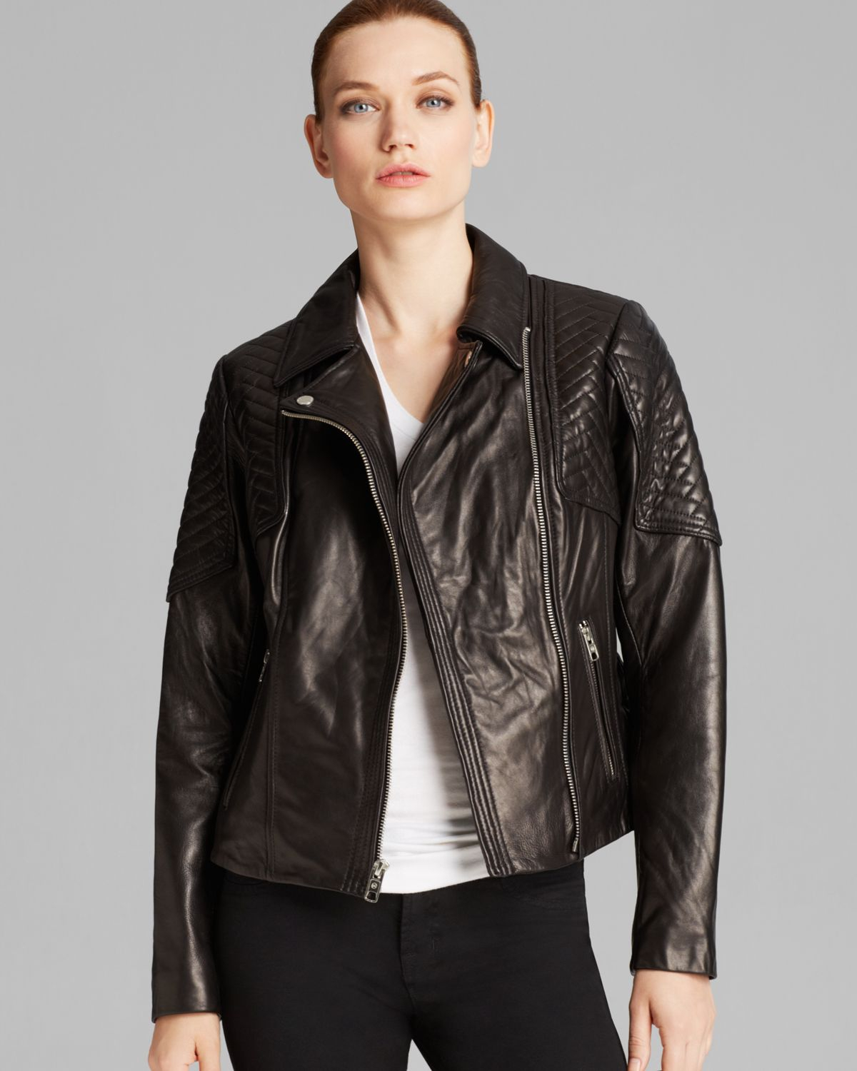 michael kors motorcycle jacket