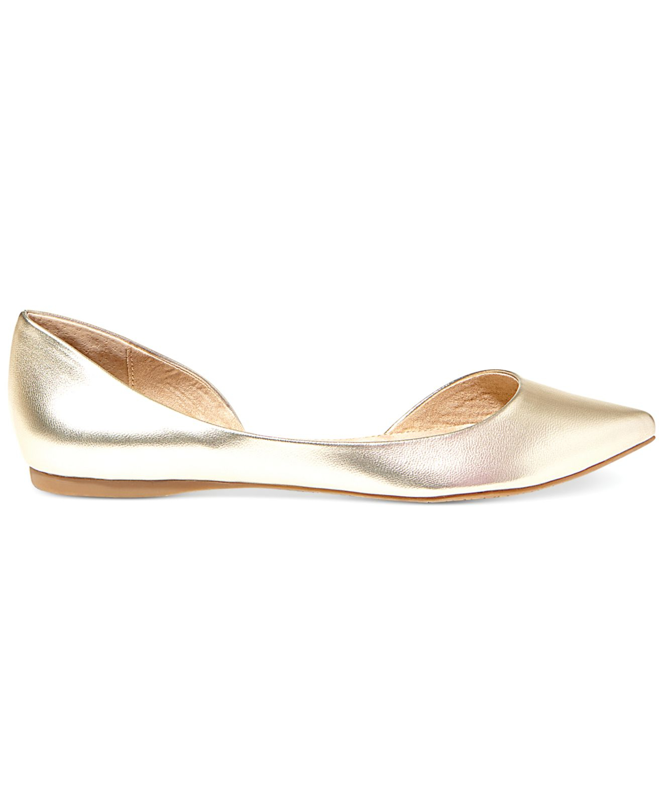 steve madden gold flats
