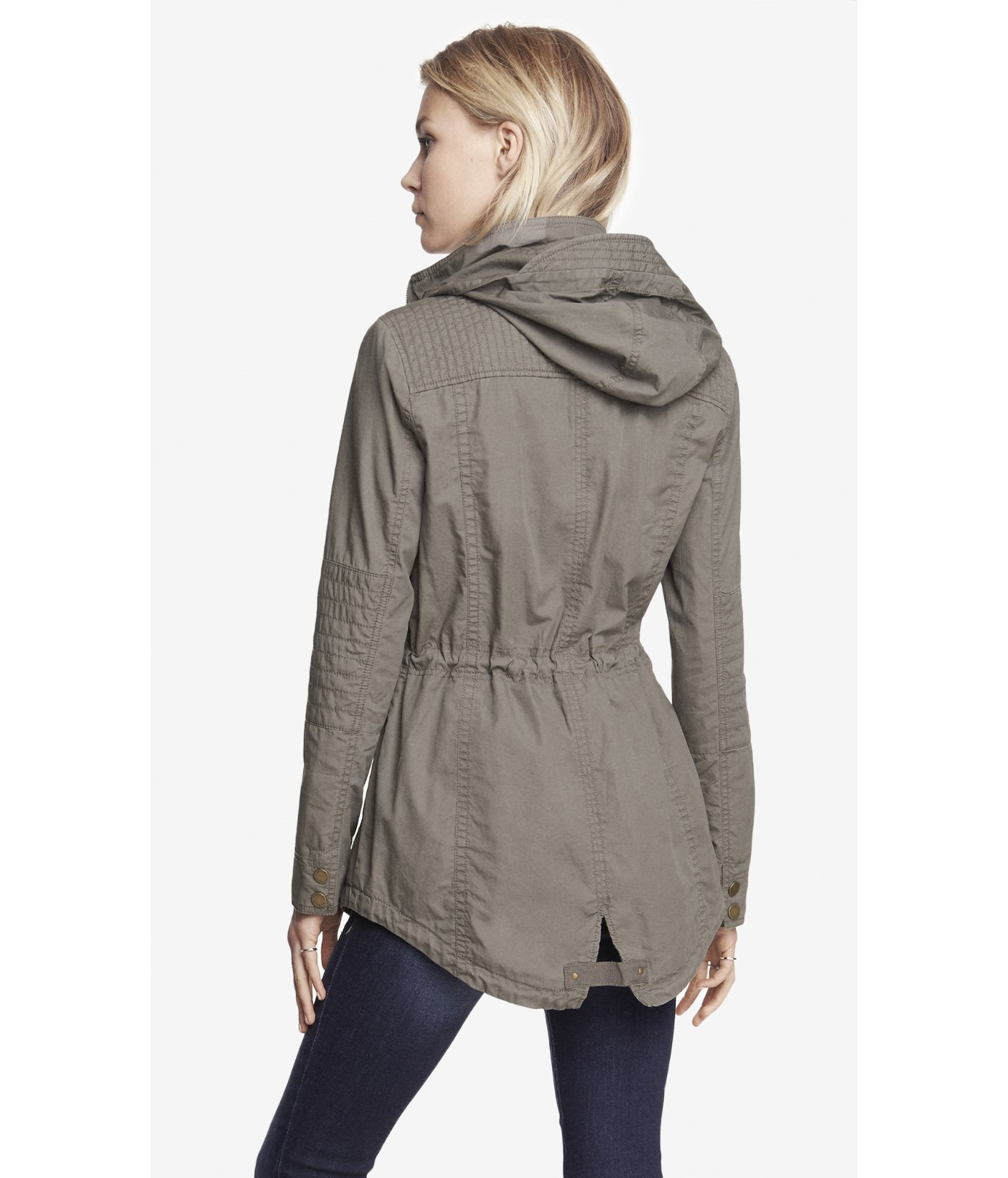 express grey jacket