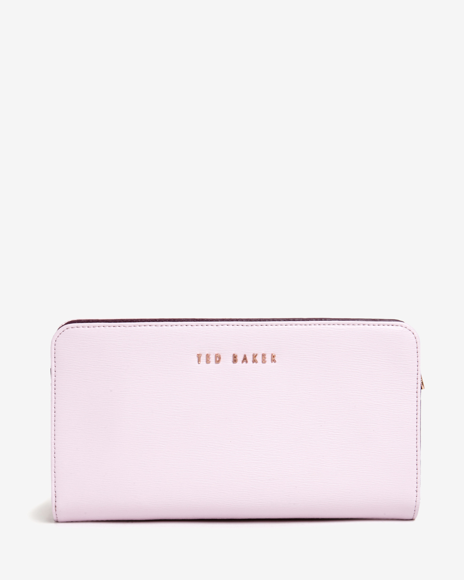 Ted baker Colorblock Leather Travel Wallet in Pink Lyst