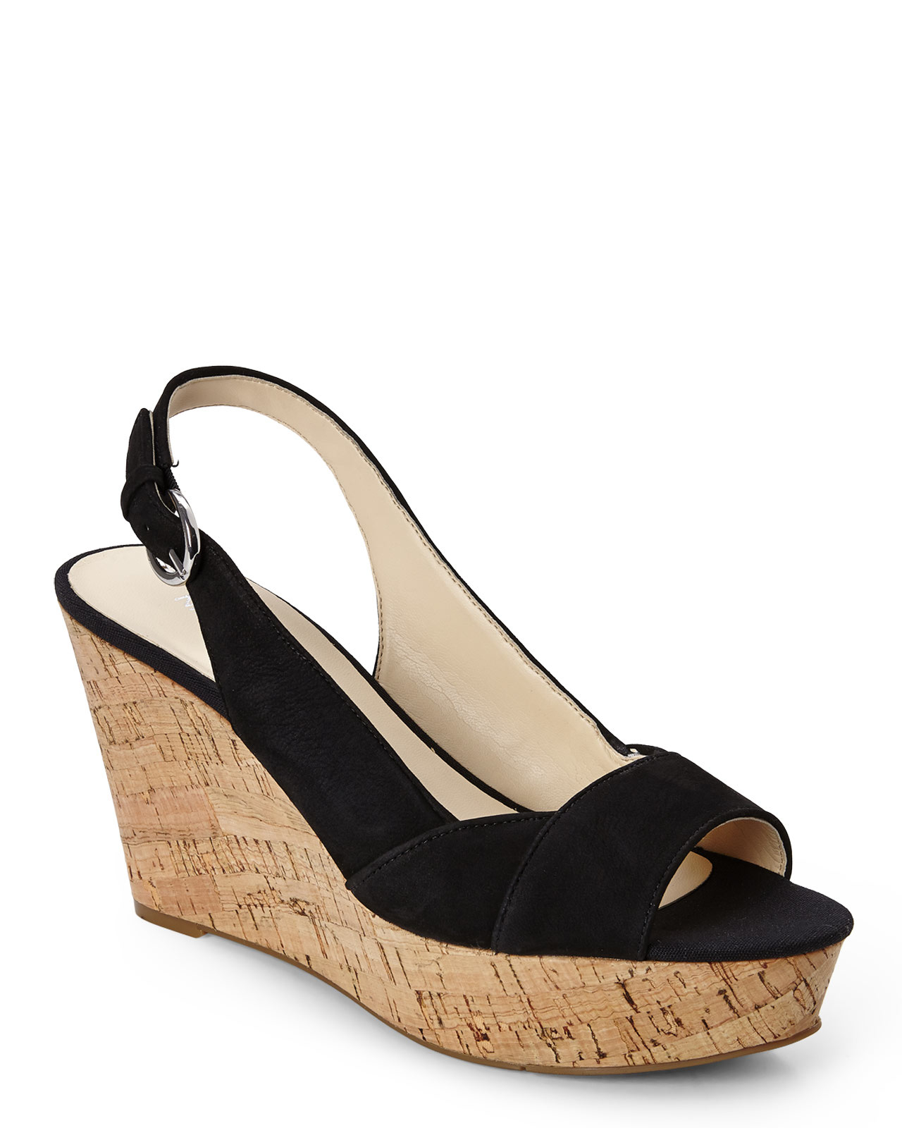 nine west black wedges