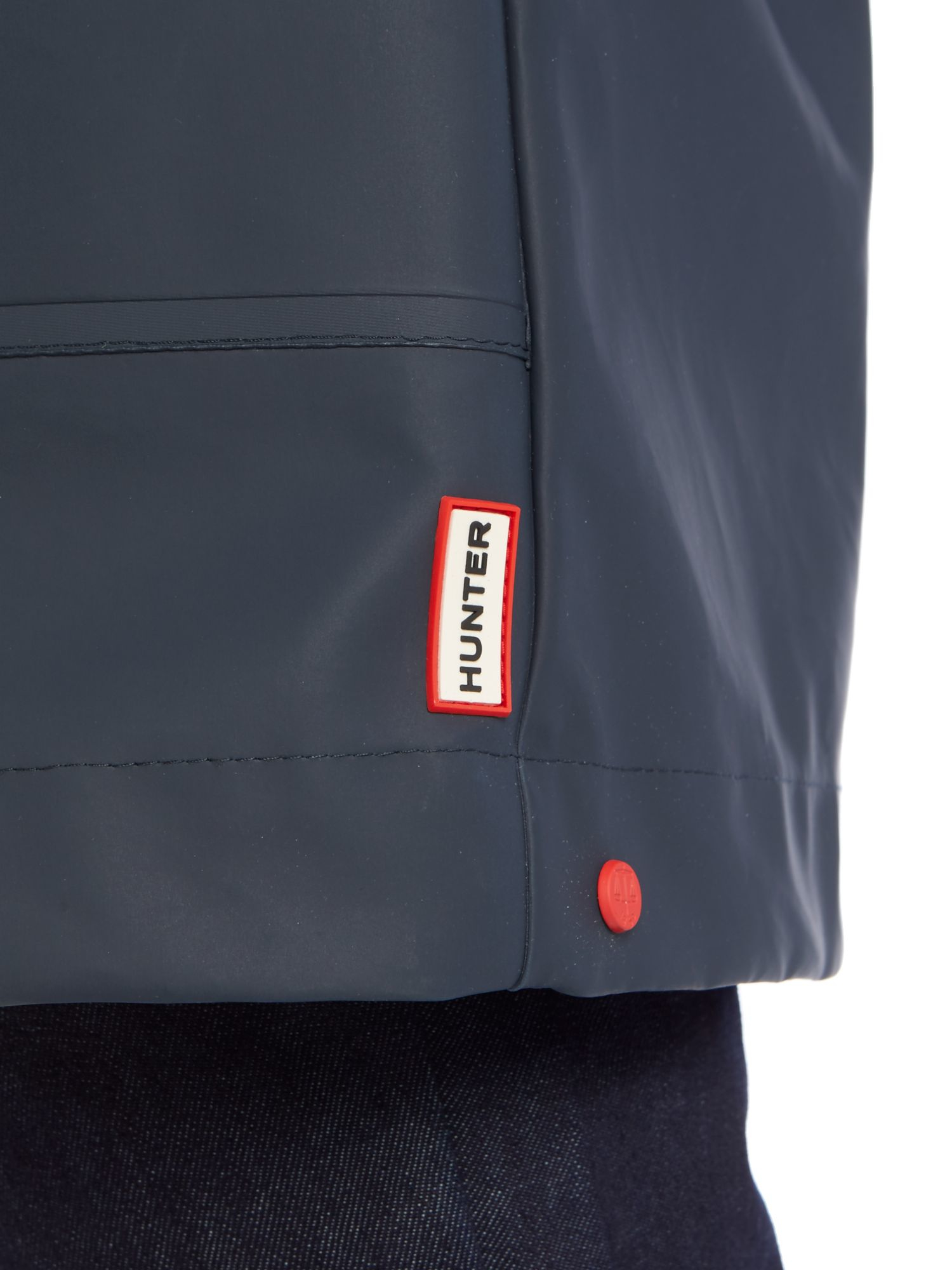 HUNTER Original Rubber Raincoat in Black for Men Lyst