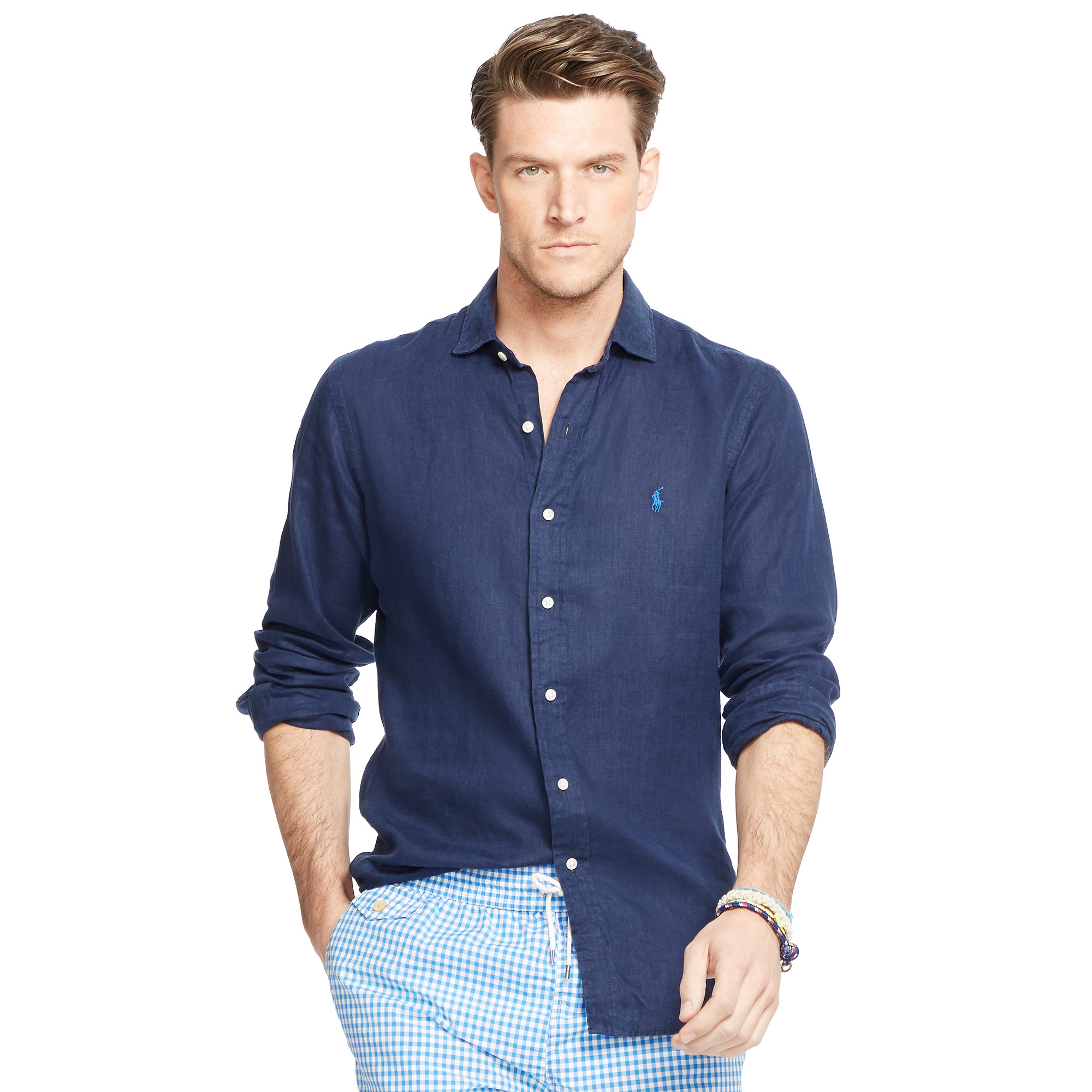 ralph lauren big and tall linen shirts