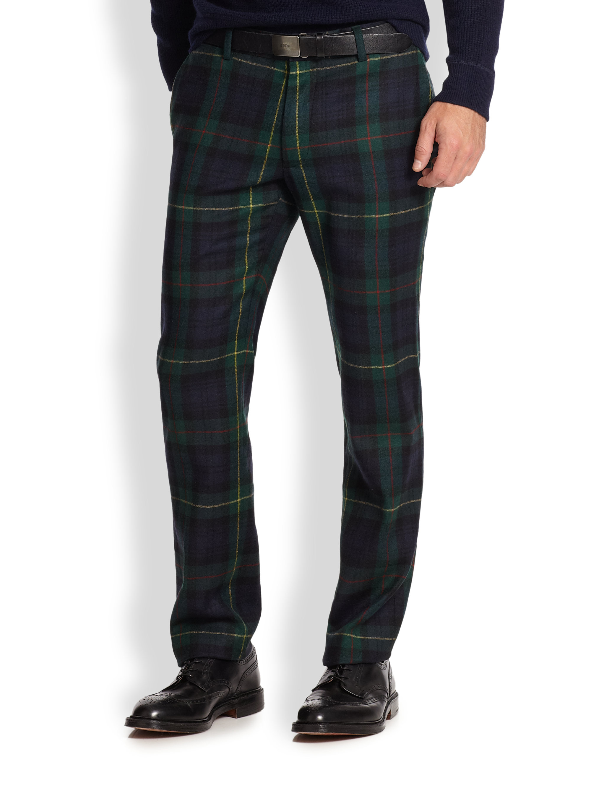 Polo Ralph Lauren Slim-fit Tartan Newport Pants for Men - Lyst
