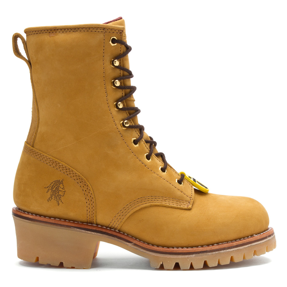 Chippewa 73040 Sportility 8-inch Logger Ins Eh St in Golden-Tan Nubuck ...