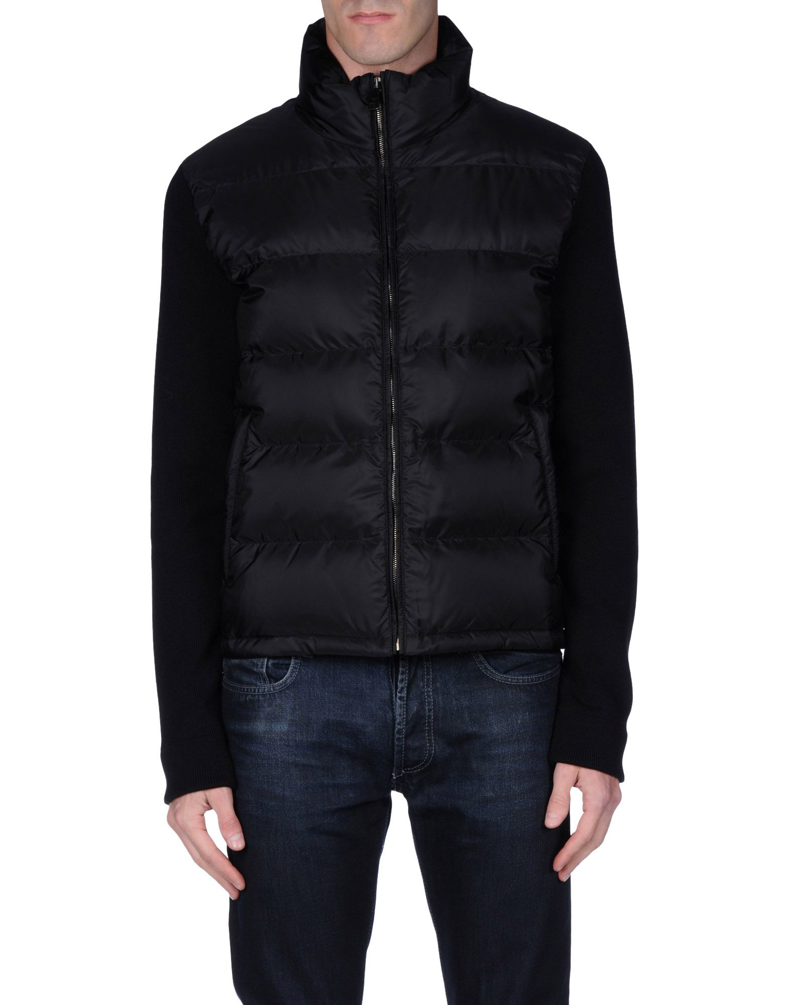 Prada sport Down Jacket in Black for Men | Lyst