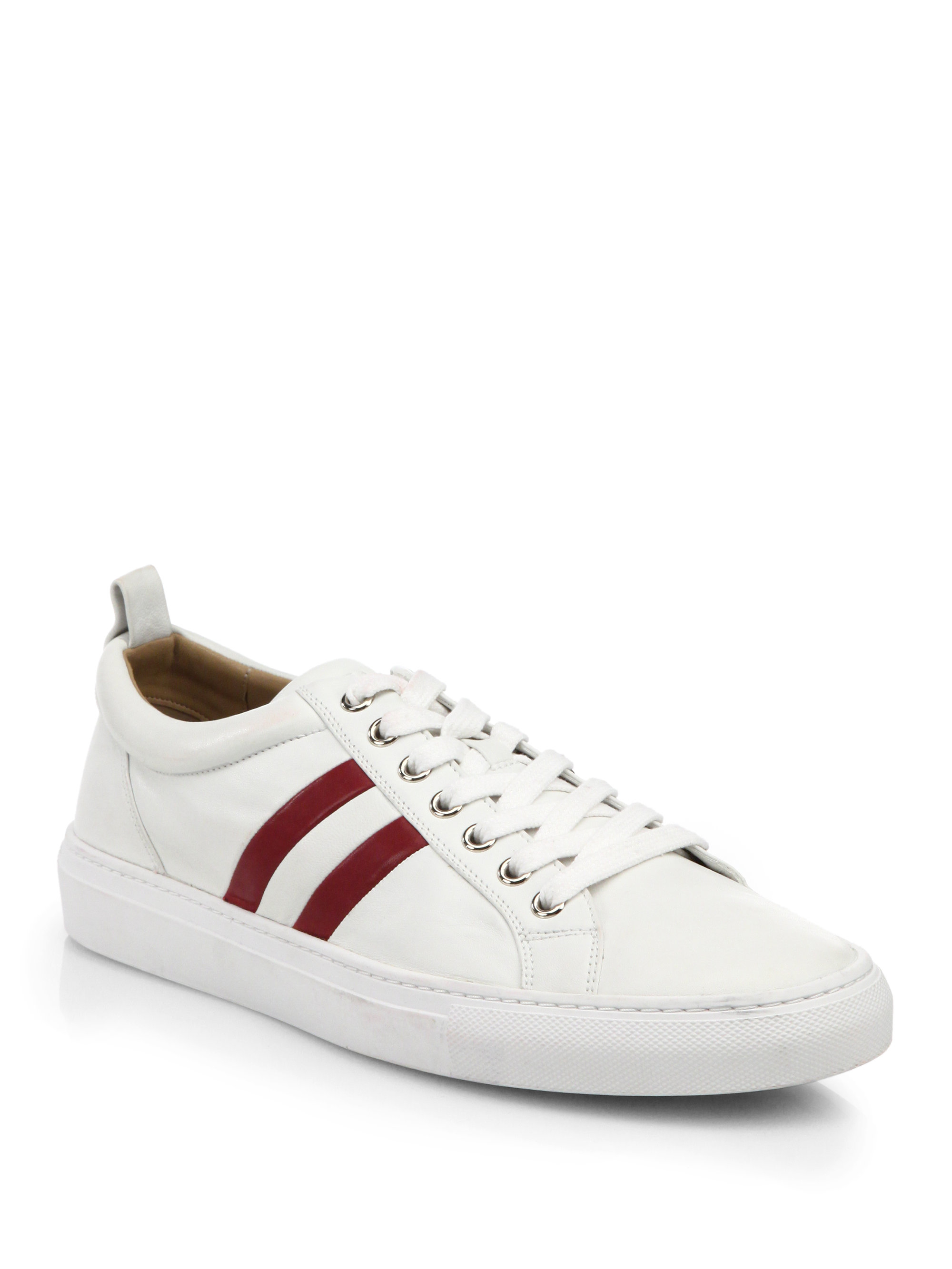 bally white sneaker