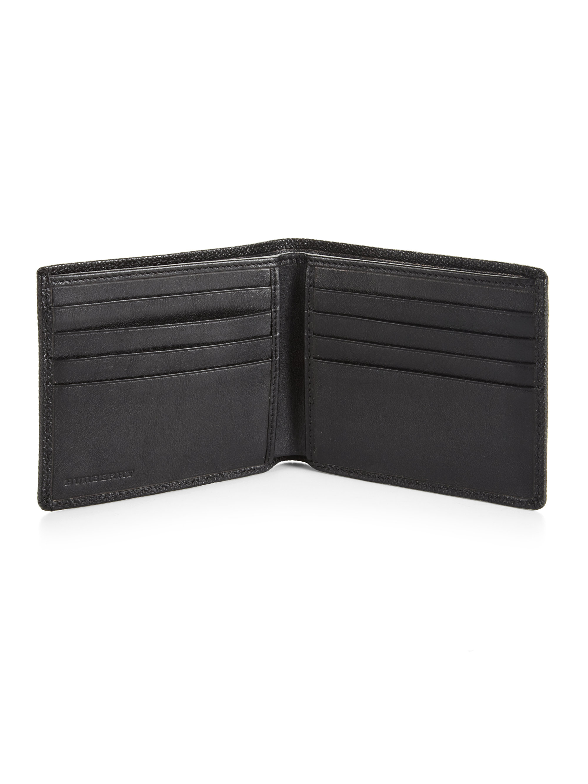 burberry studded wallet