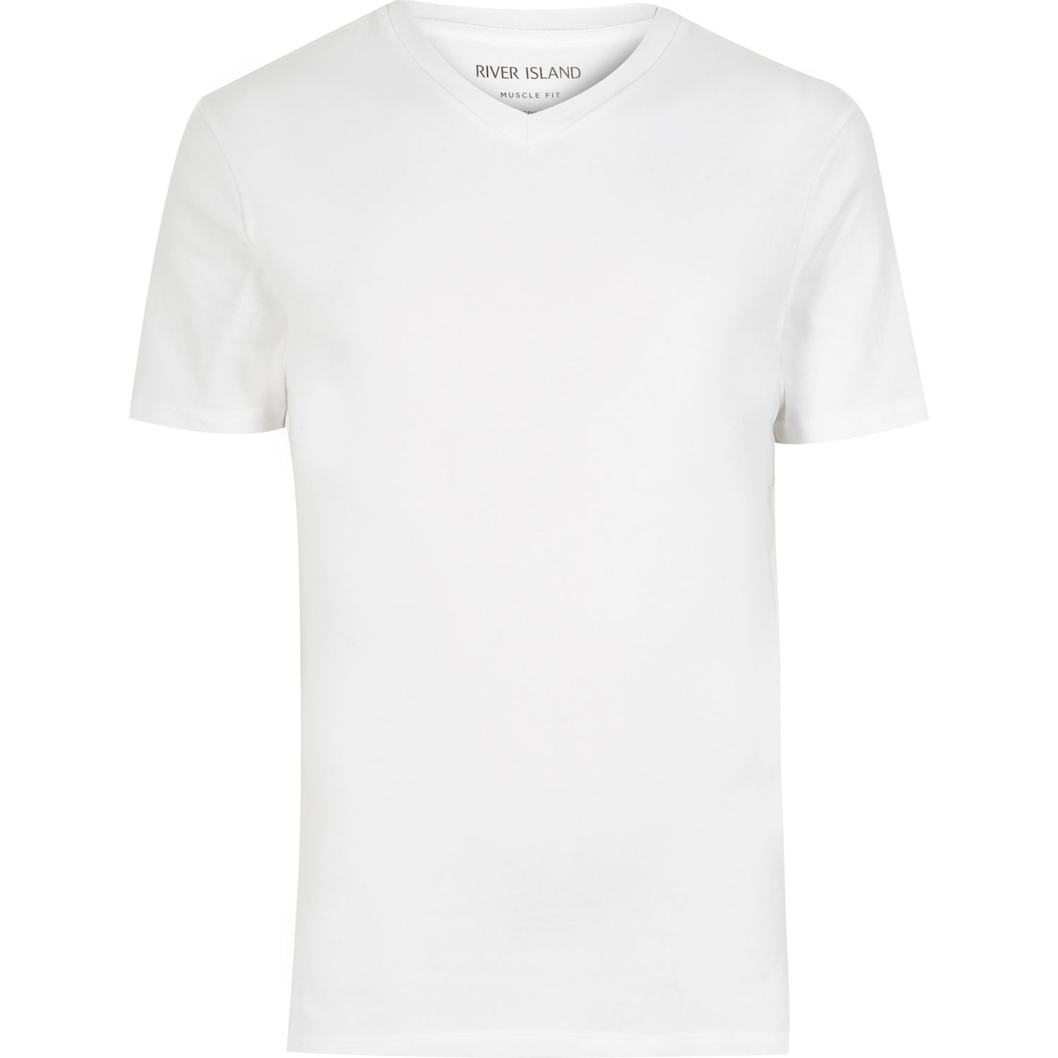 white v neck dri fit