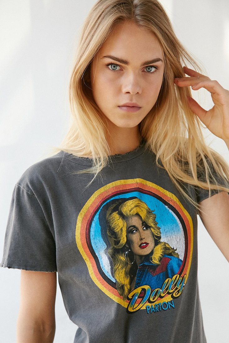 Midnight Rider Cotton Dolly Parton Tee 