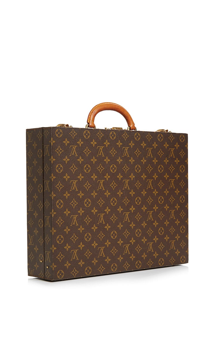 Staple Utilgængelig gjorde det Louis Vuitton Monogram Hard Briefcase in Brown | Lyst