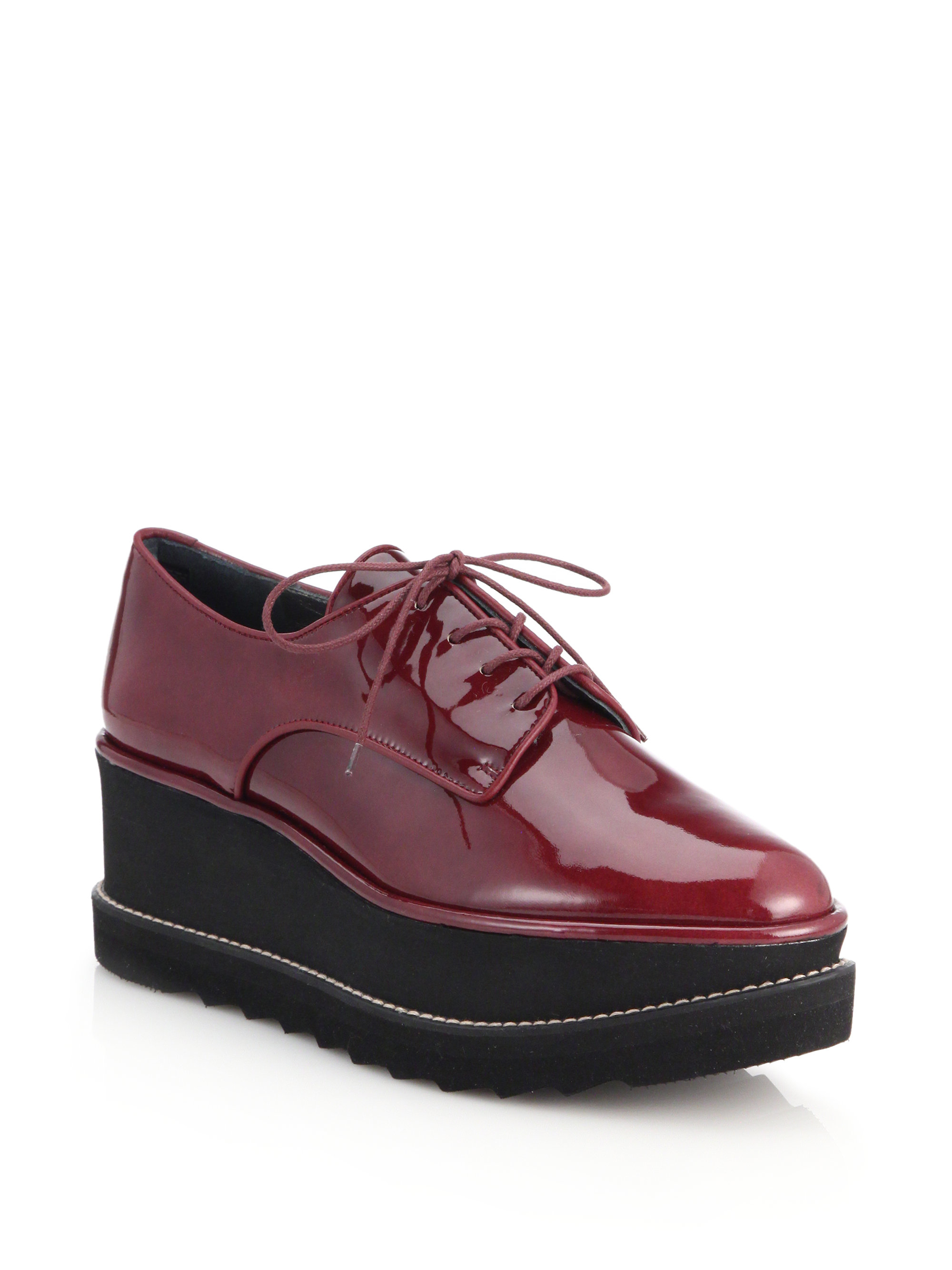 stuart weitzman platform oxfords