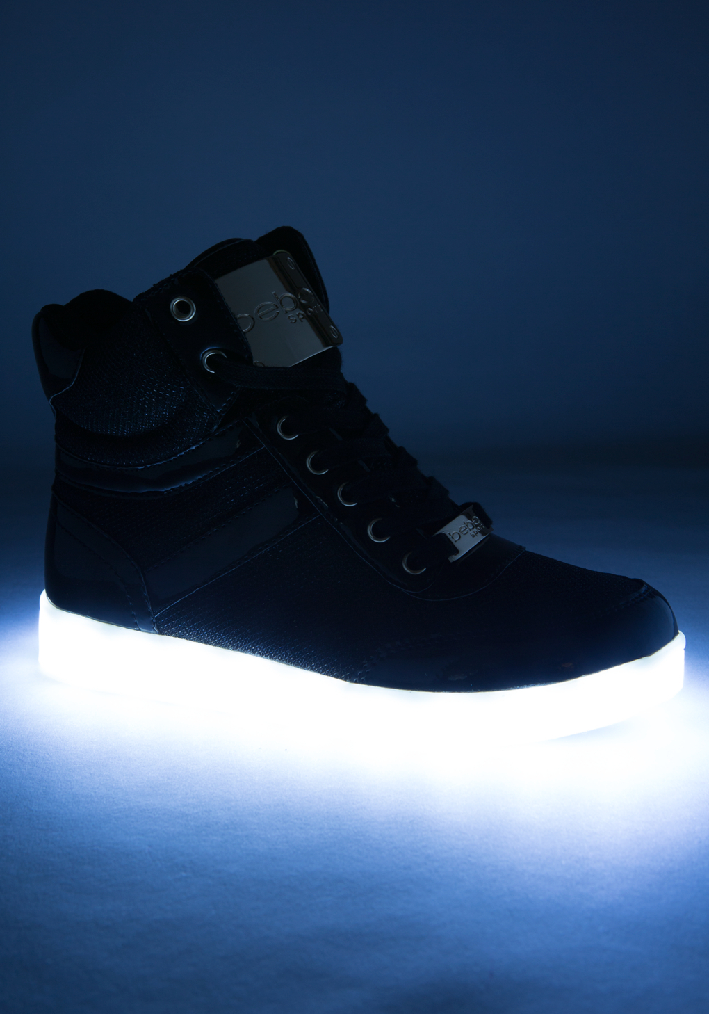 bebe high top sneakers