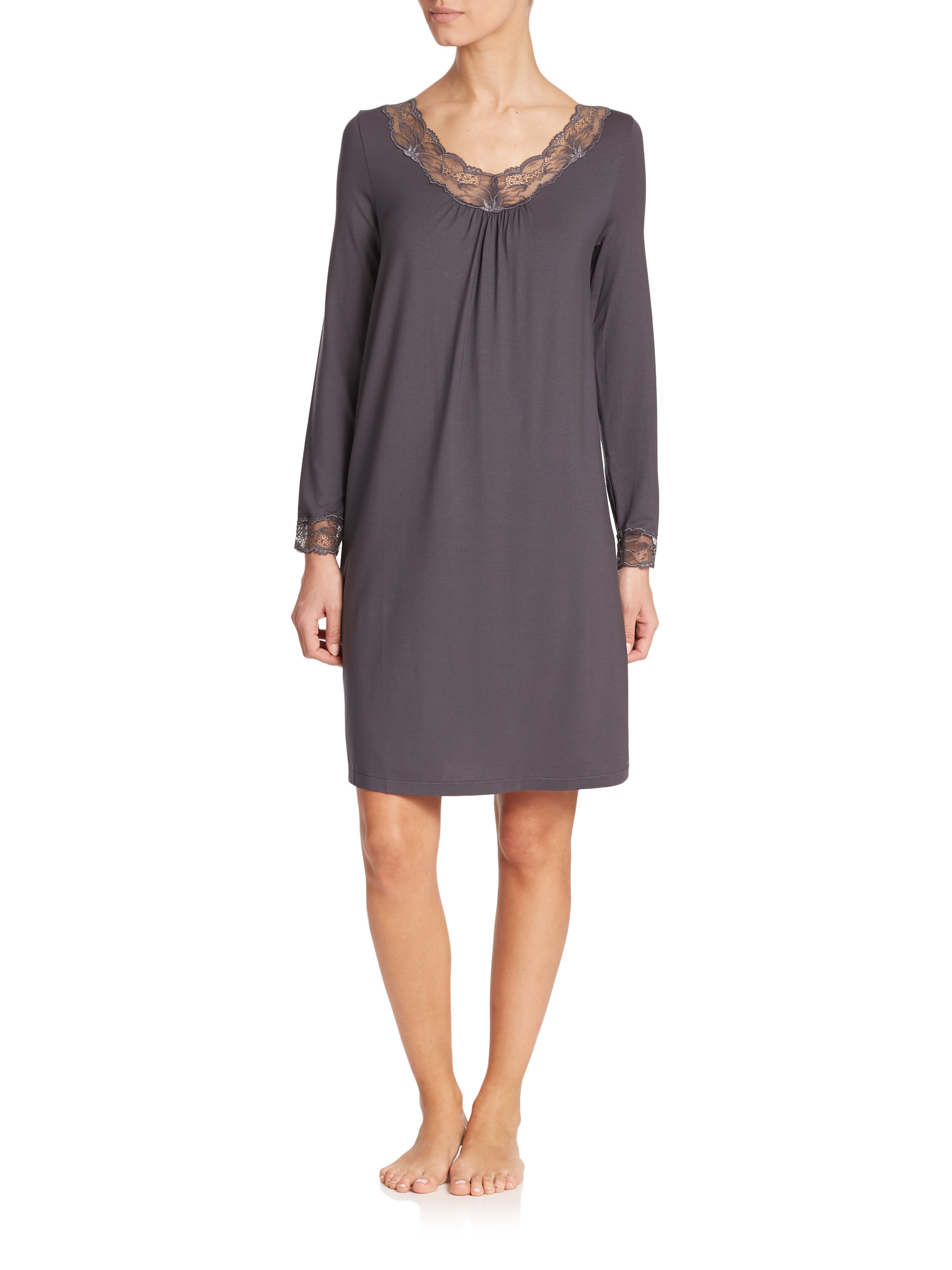 ganni printed mesh shirt