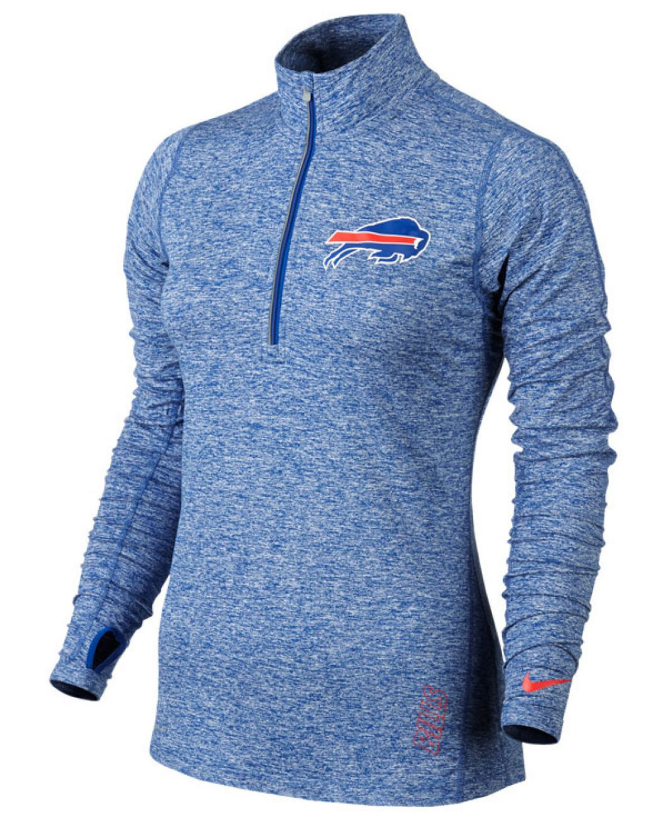 Nike Synthetic Women's Buffalo Bills Stadium Element Quarter-zip Pullover  in Blue - Lyst