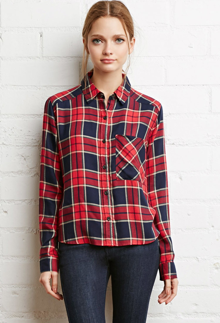 plaid shirts forever 21