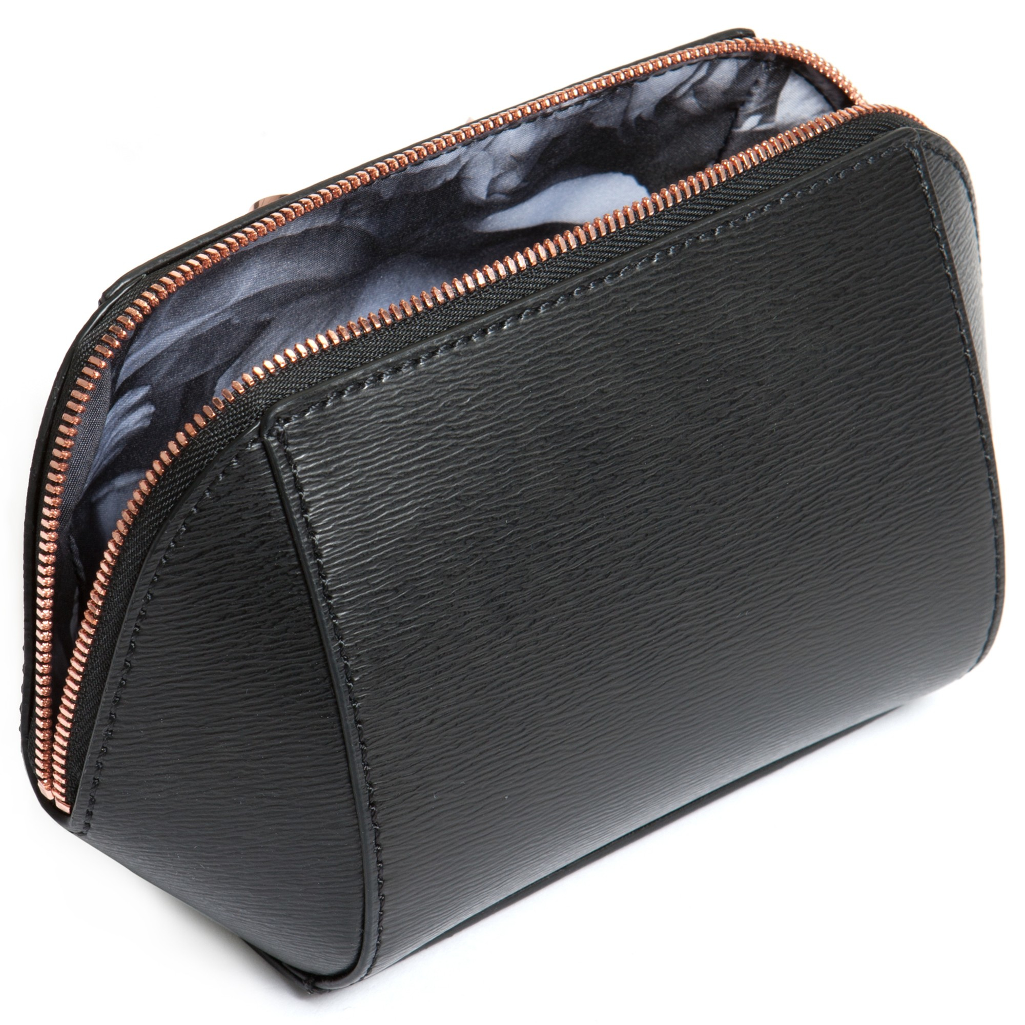 Download Ted Baker Ammi Bow Leather Makeup Bag in Black - Lyst