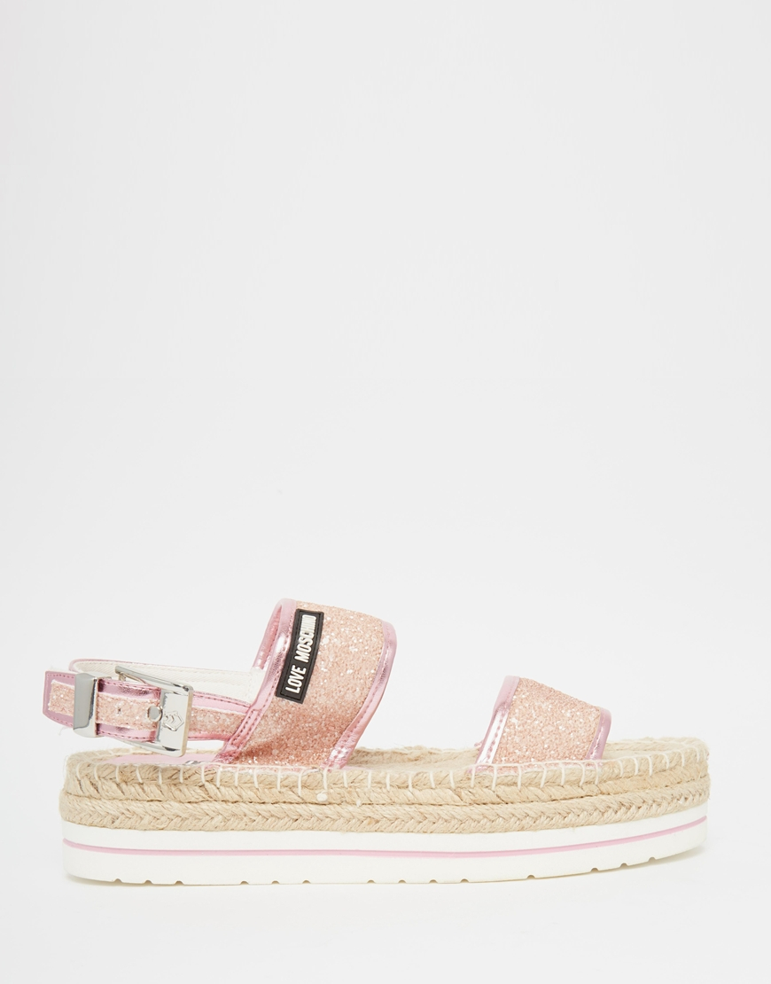 glitter espadrilles sandals