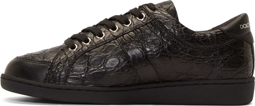 crocodile leather sneakers