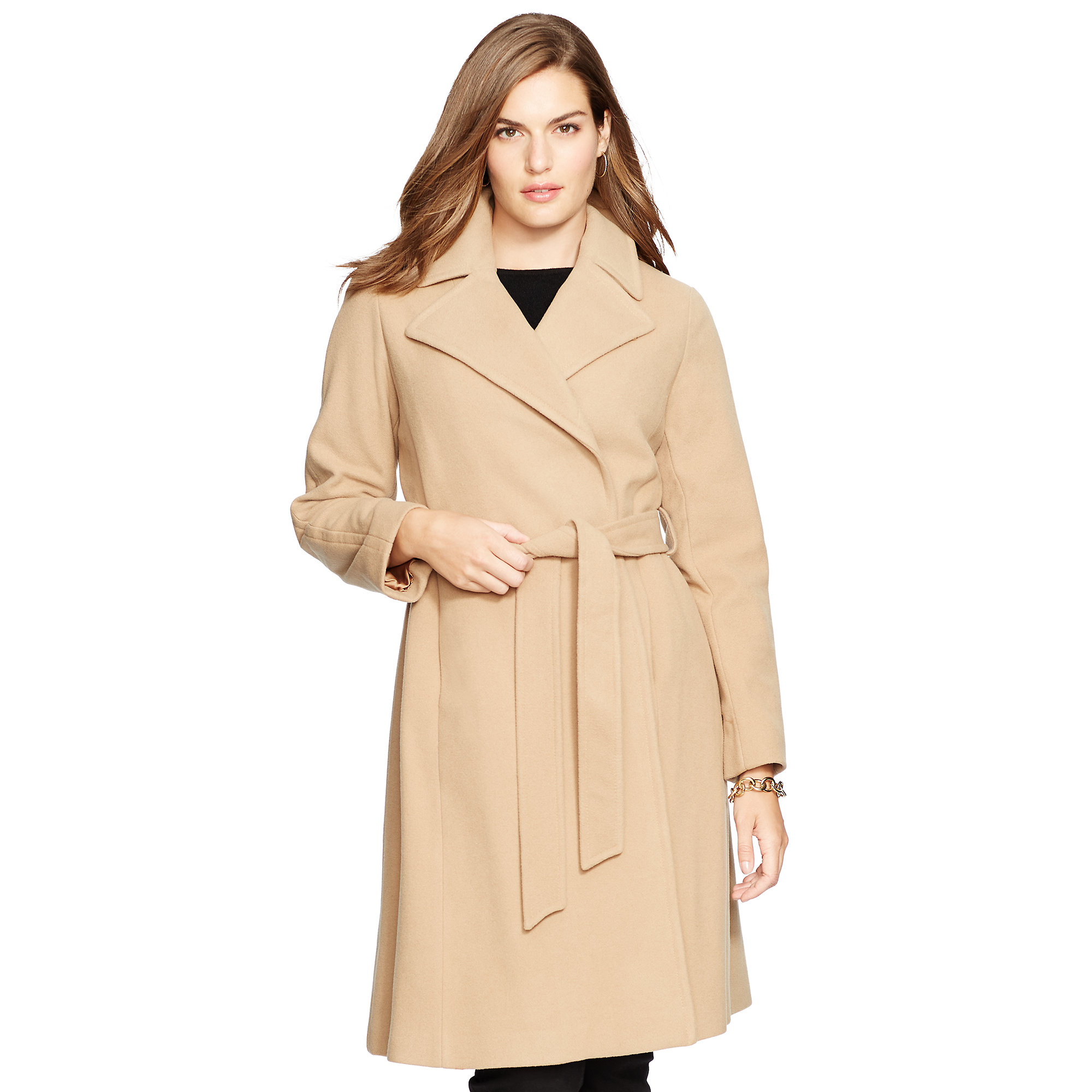 lauren ralph lauren wool wrap coat