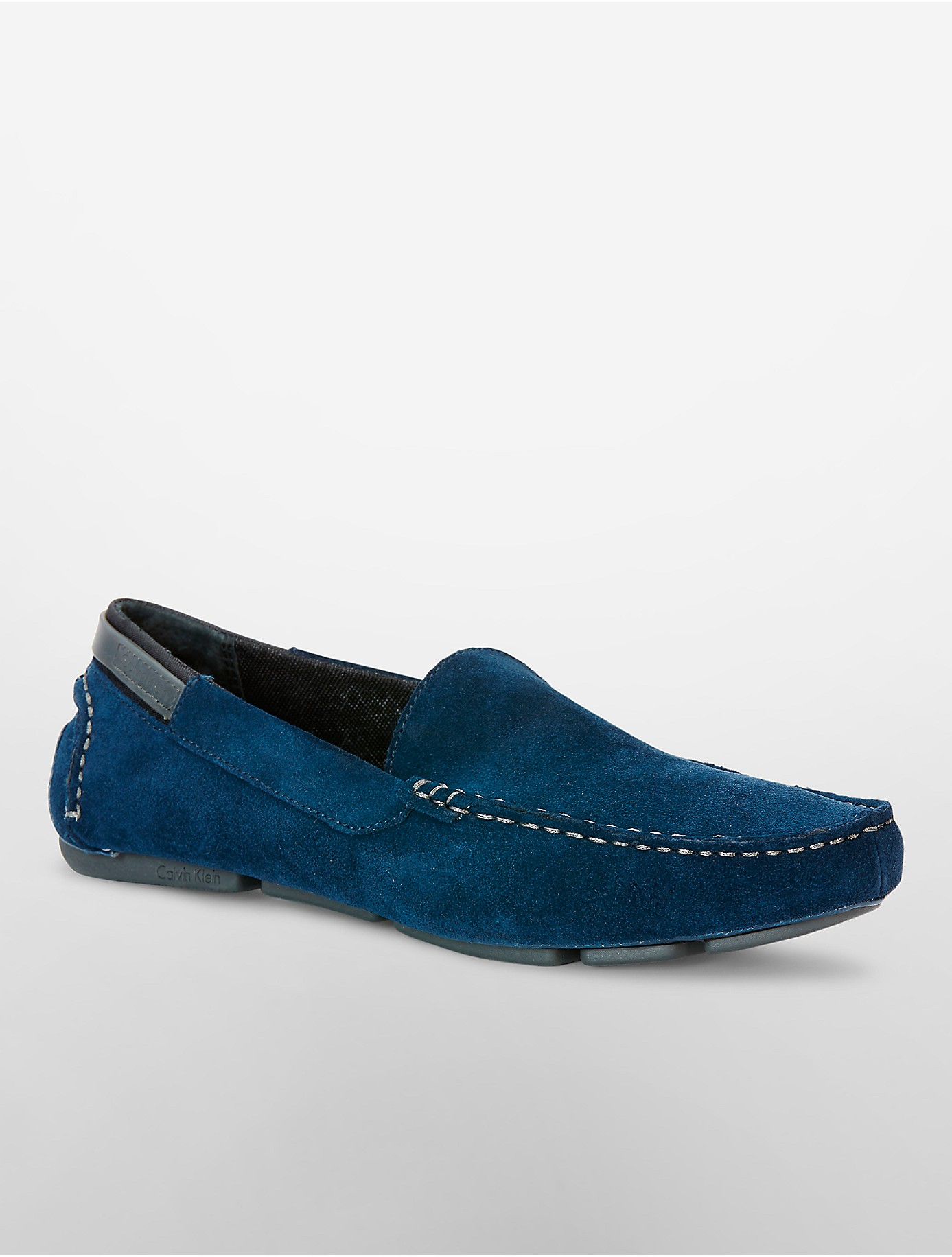 calvin klein blue loafers