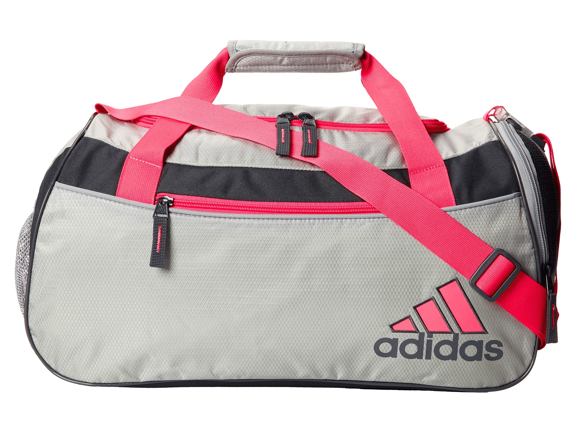 Adidas Squad Ii Duffel in Pink (Mid Grey/Solar Pink/Mercury Grey) Lyst