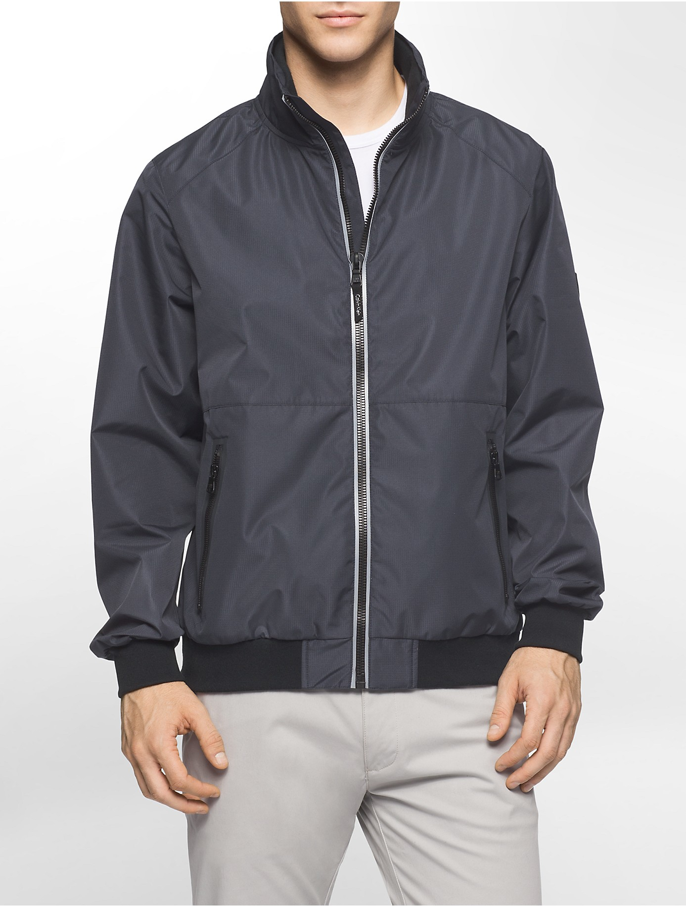 calvin klein ripstop bomber jacket