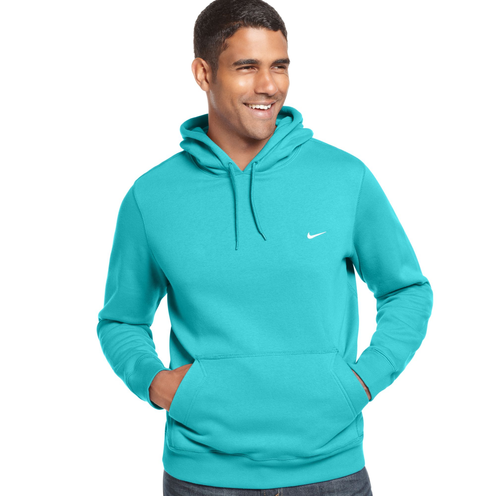 Nike Classic Pullover Fleece Hoodie in Blue for Men | Lyst