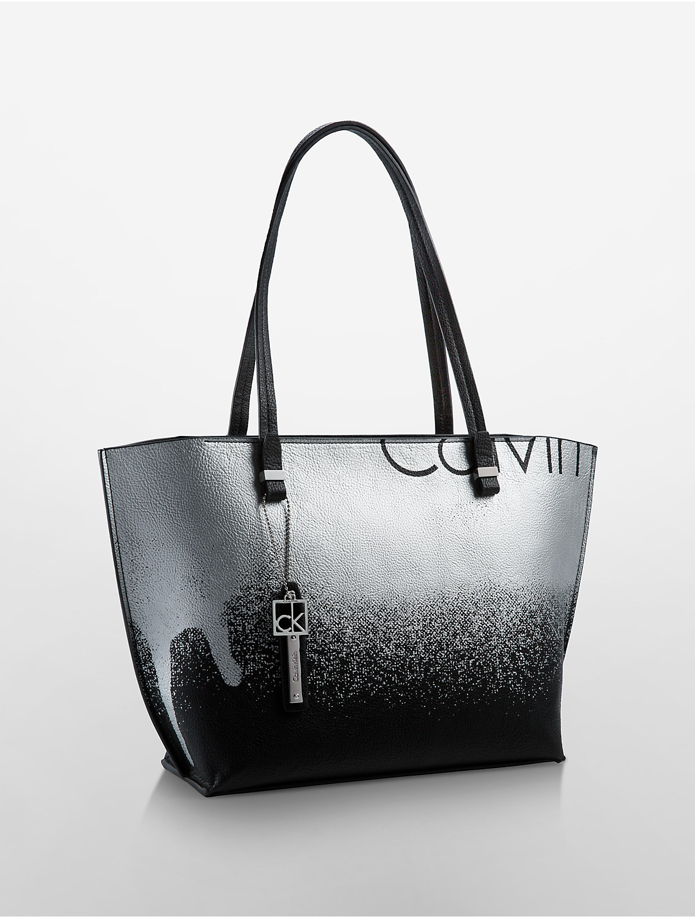 calvin klein bag black and white