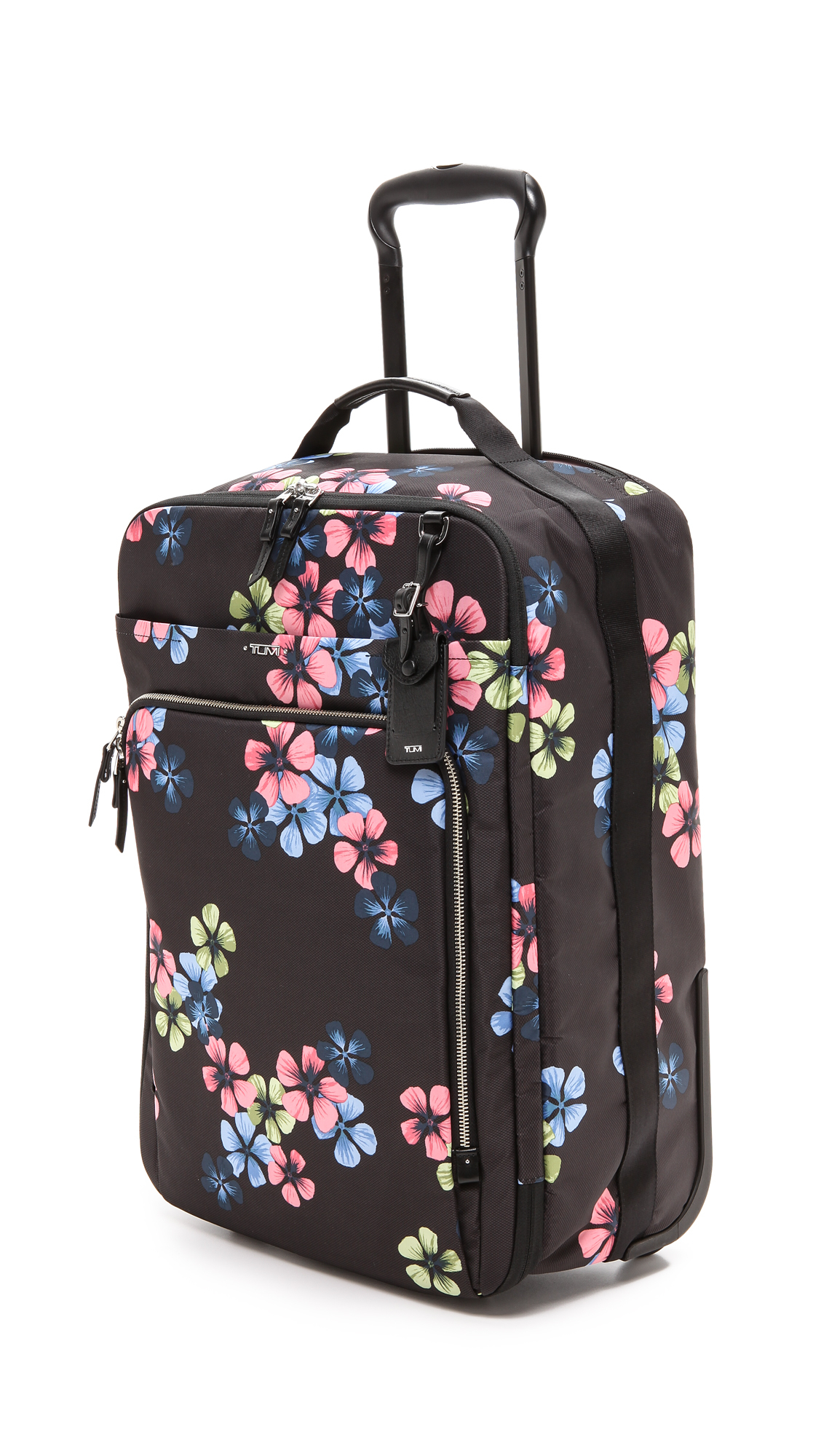 tumi floral luggage