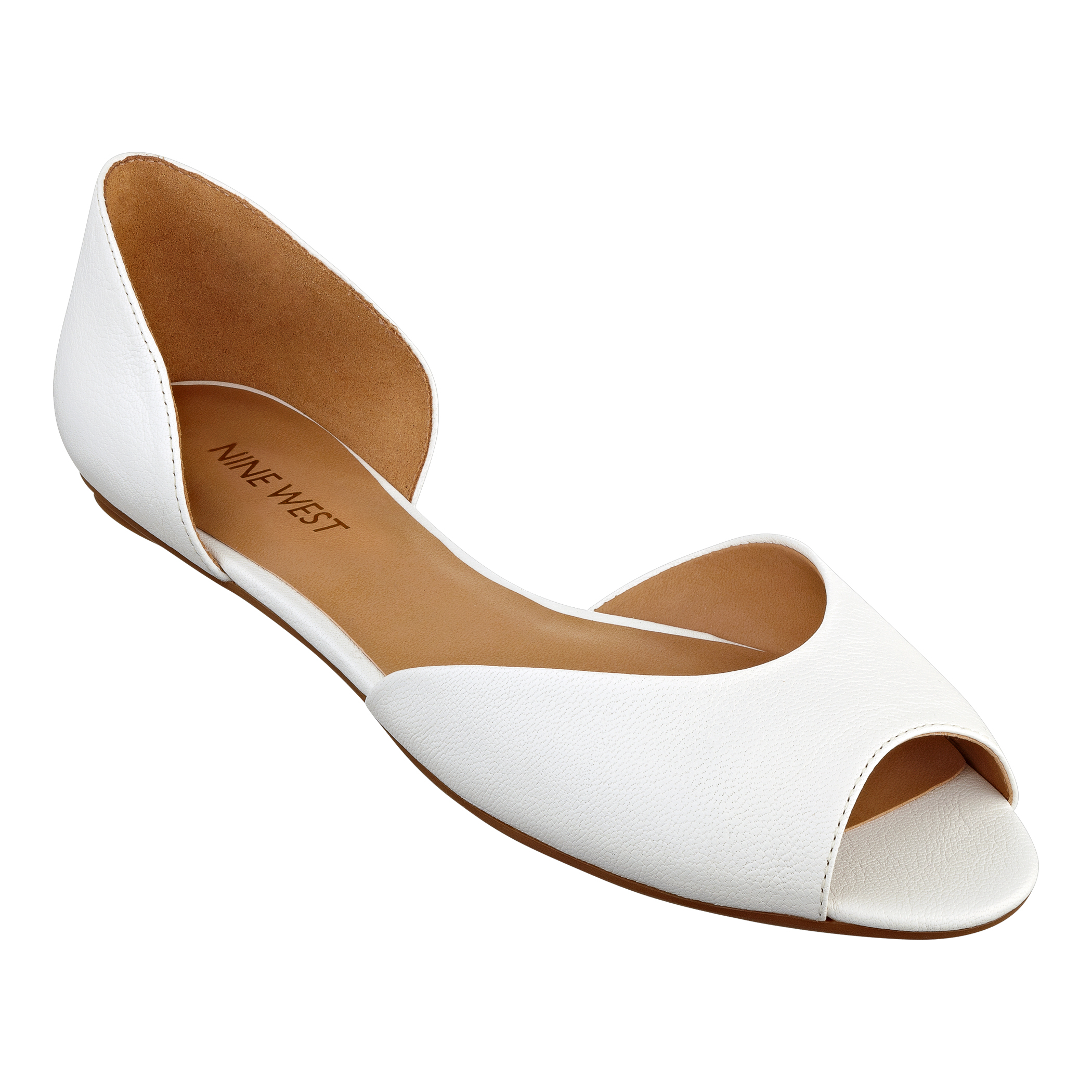 toms peep toe flats