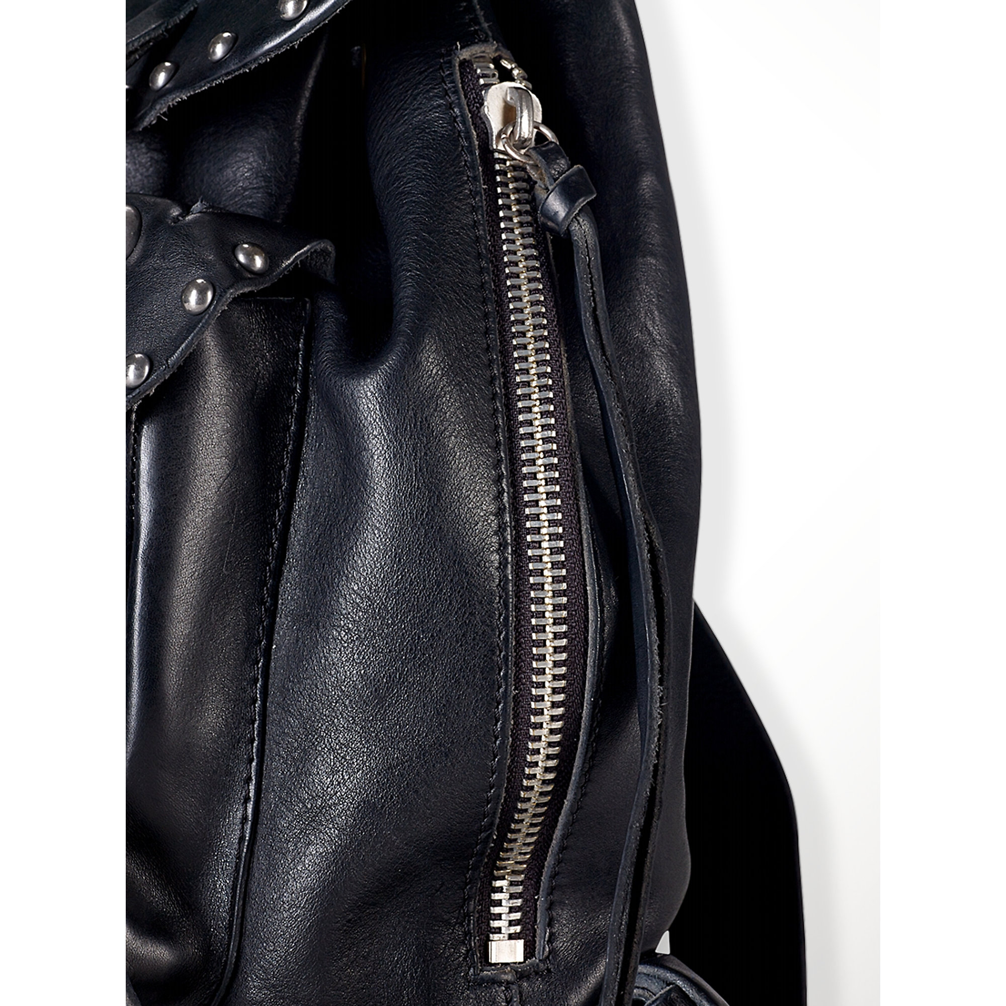 Polo Ralph Lauren Studded Leather Backpack | Lyst