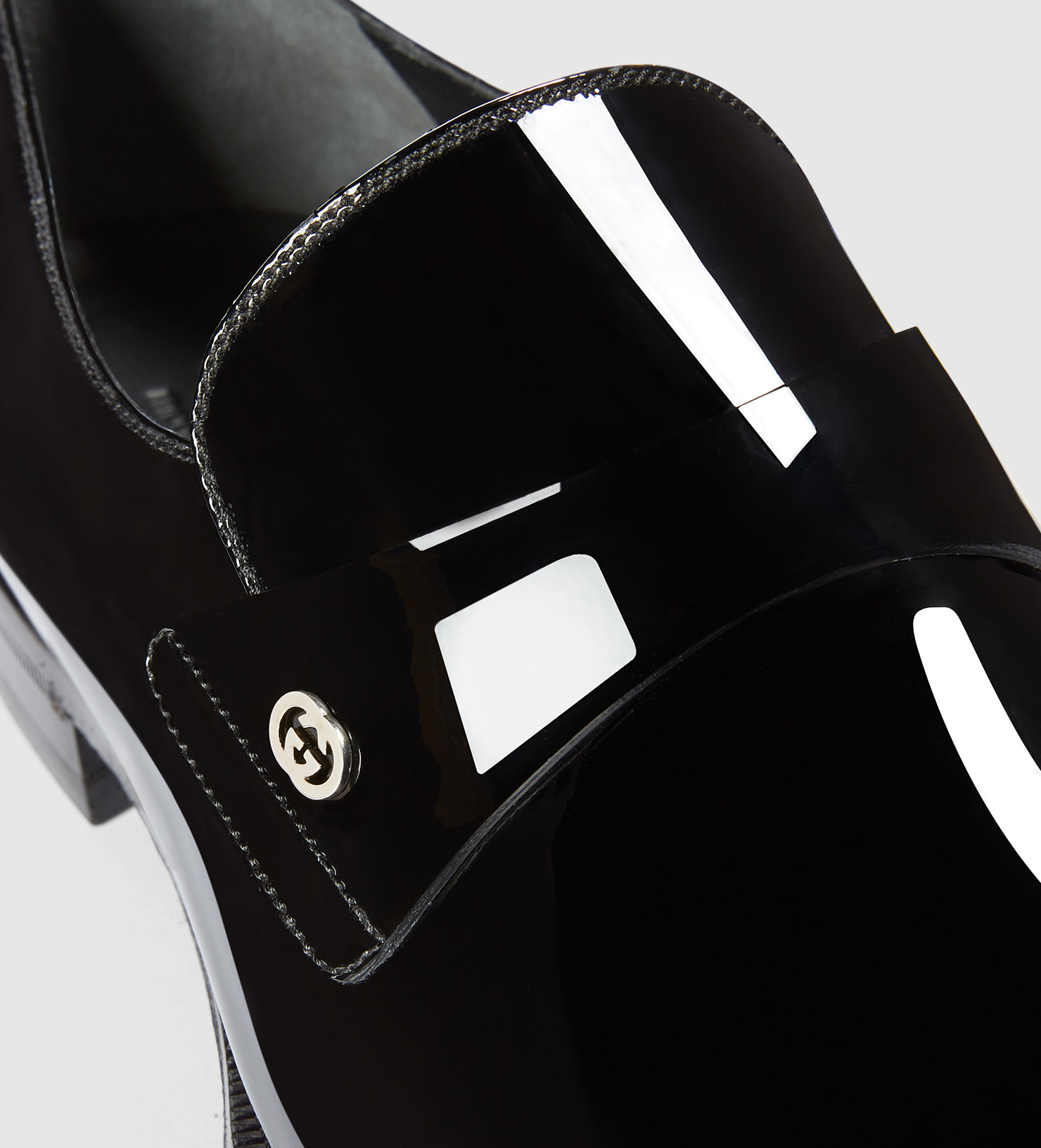 gucci patent leather shoes