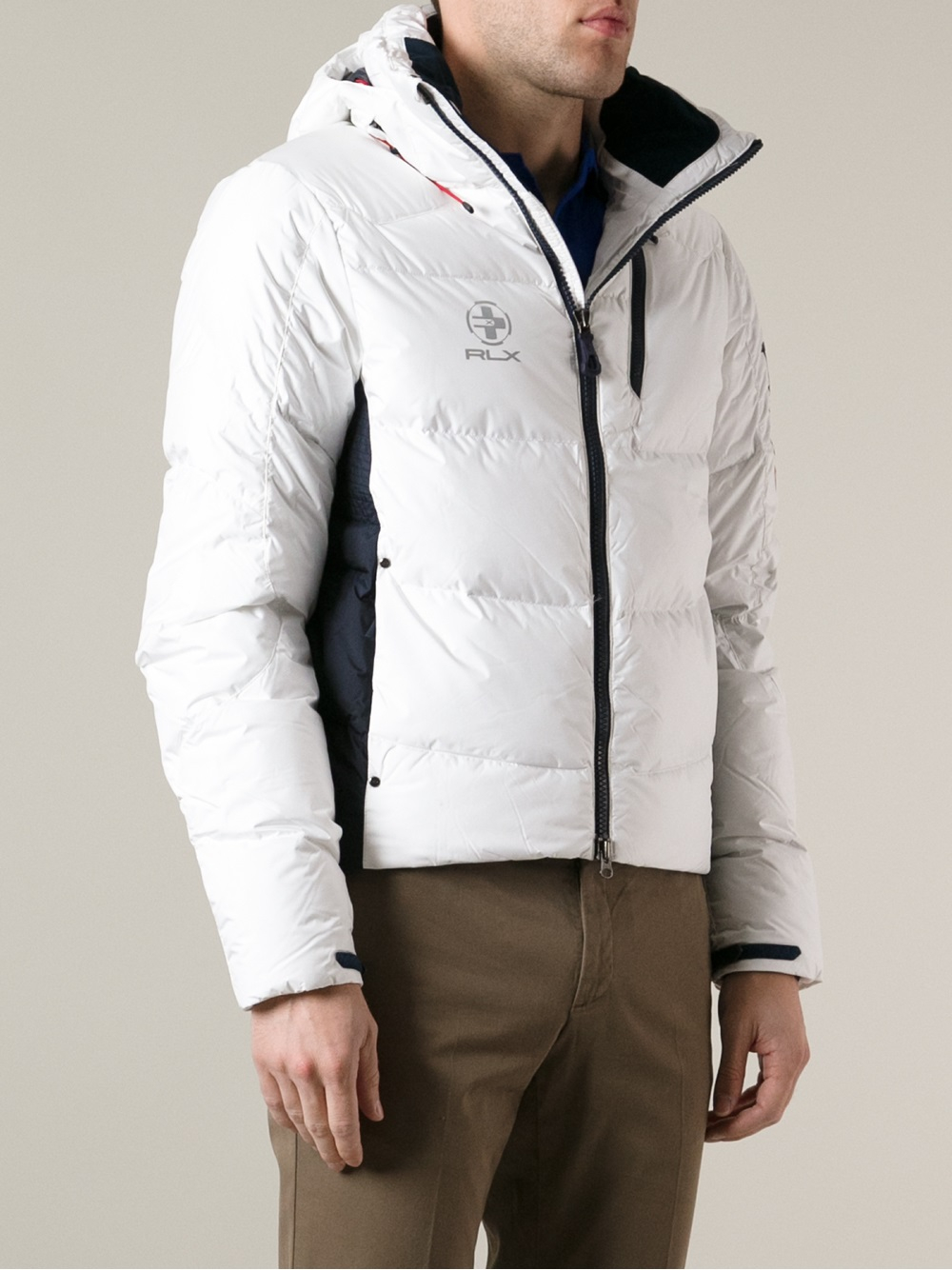 RLX Ralph Lauren Padded Jacket in White for Men Lyst