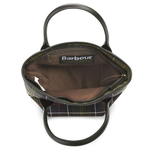Barbour Tartan Tote Bag In Green Lyst Gallery