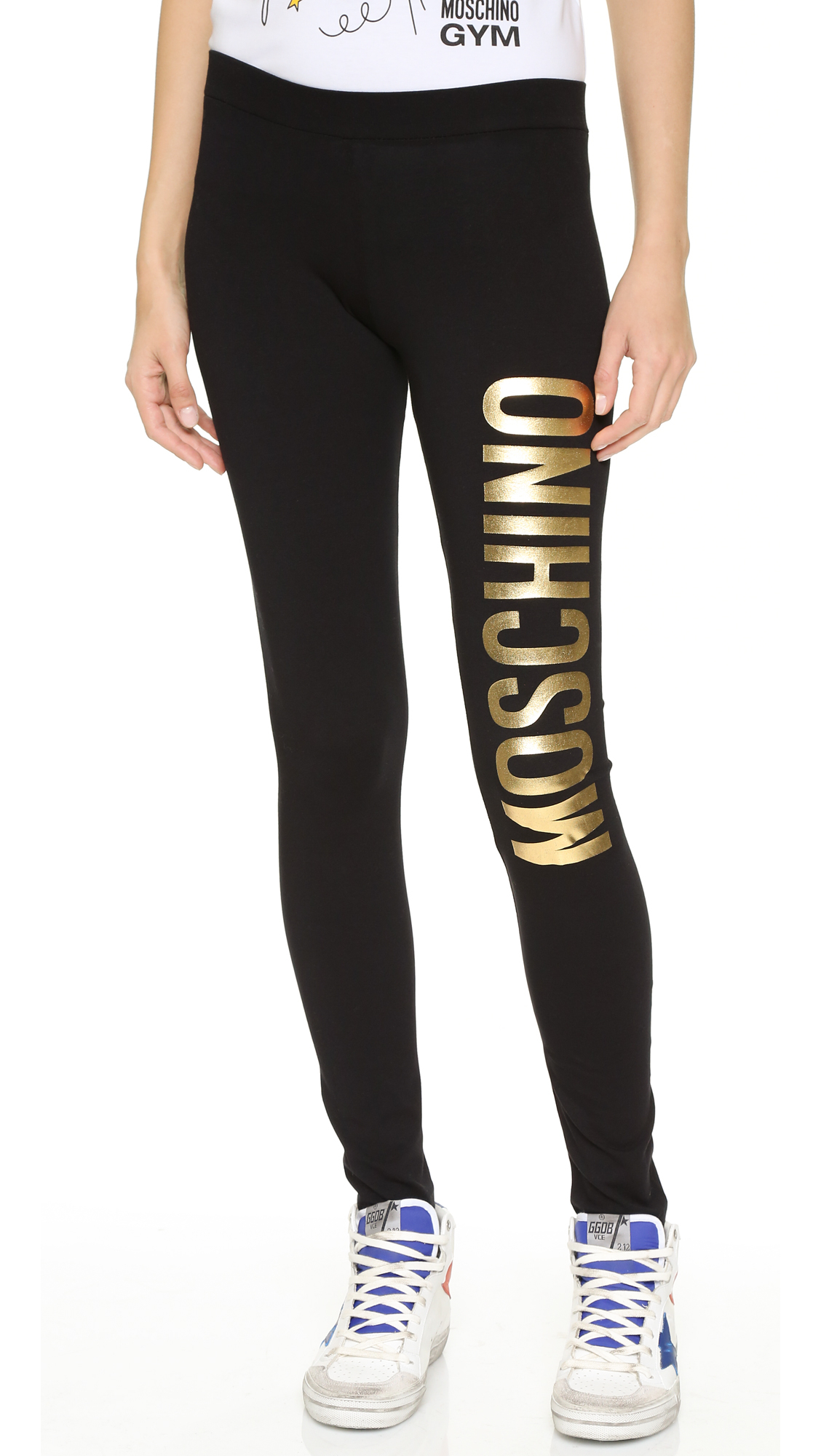 Moschino Underwear A6814 Black Leggings - 54-A6814-01