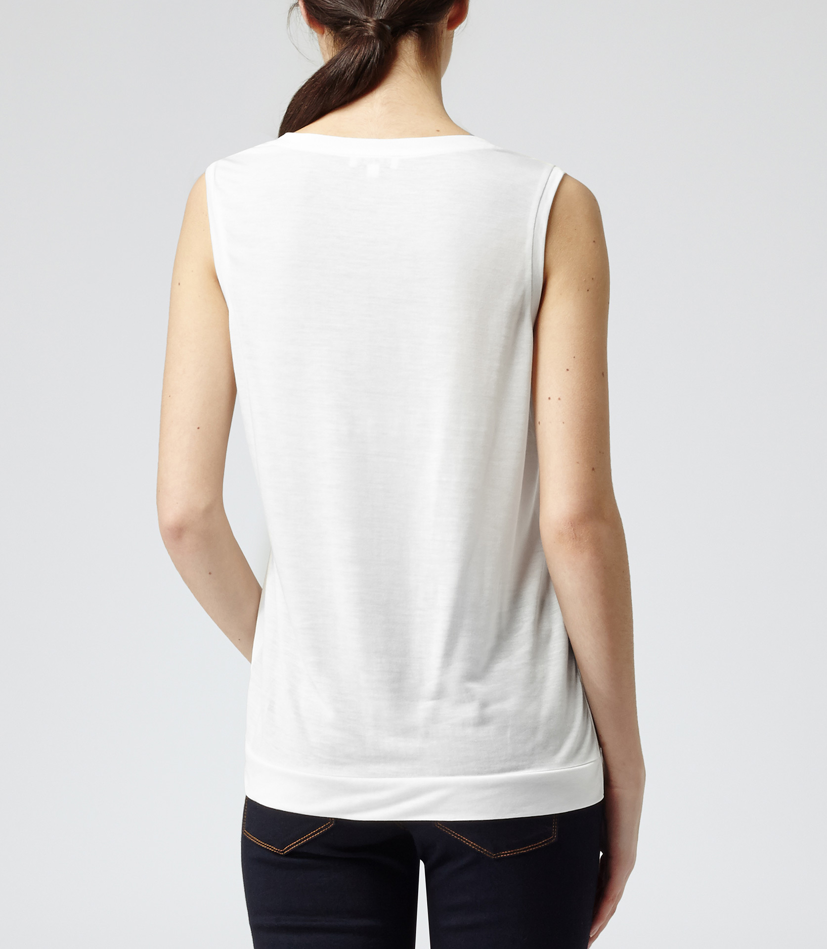 reiss sleeveless top