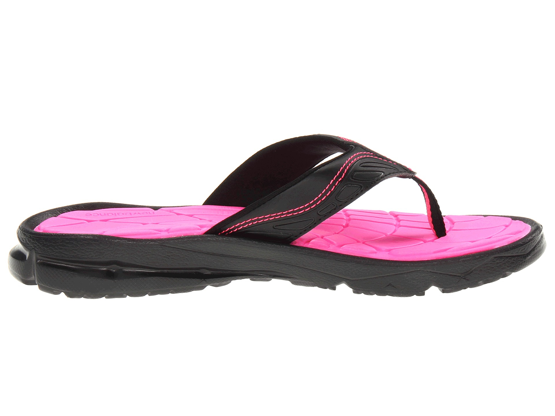 New Balance W6032 Rev Thong in Black/Pink (Pink) | Lyst