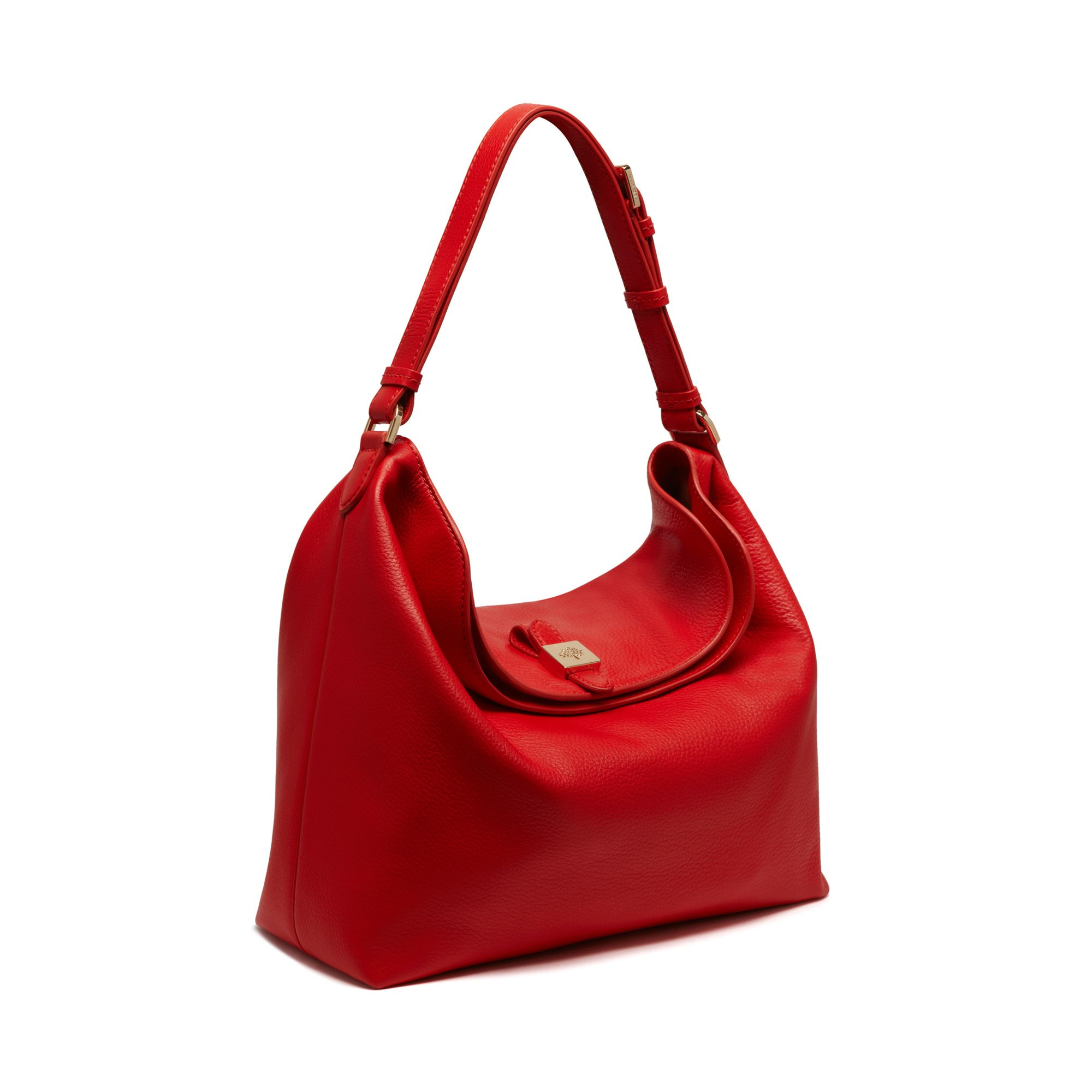 Mulberry Leather Tessie Hobo in Red - Lyst