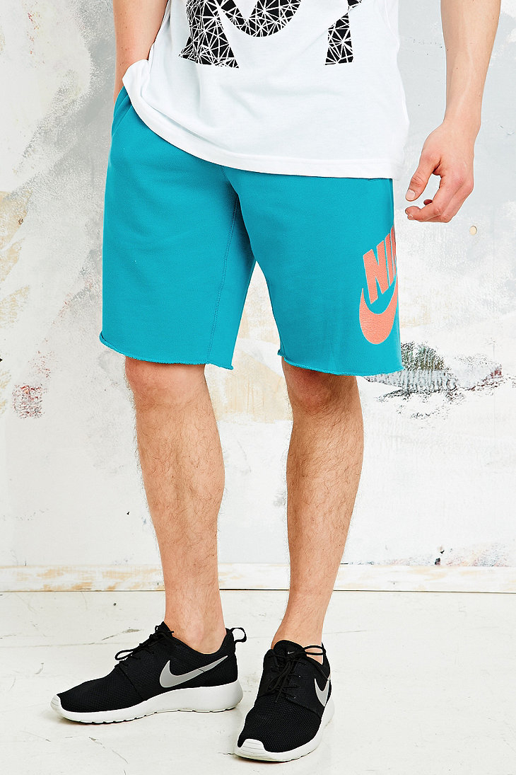 raw hem sweat shorts