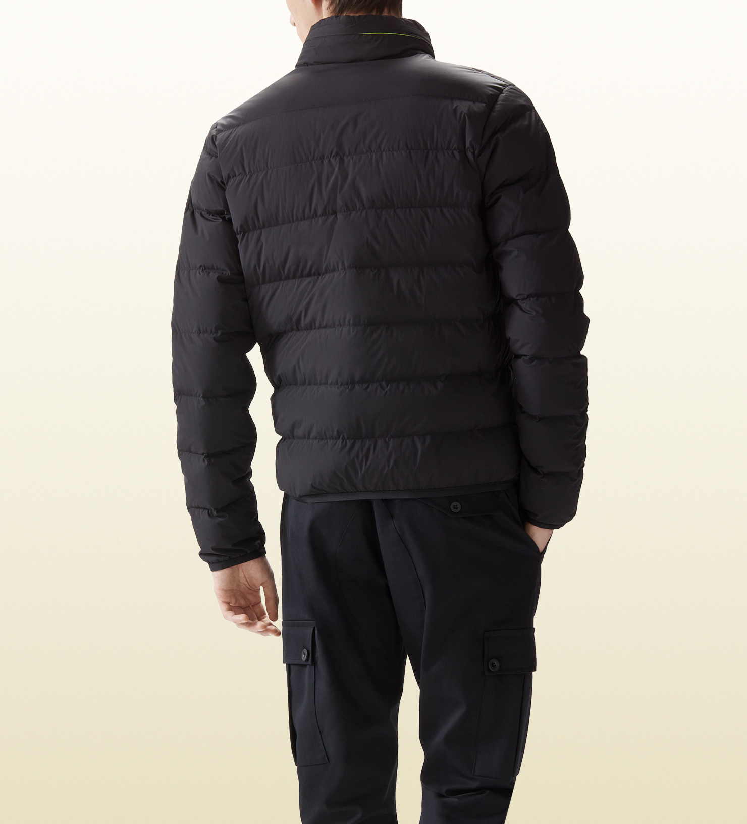 men gucci padded jacket