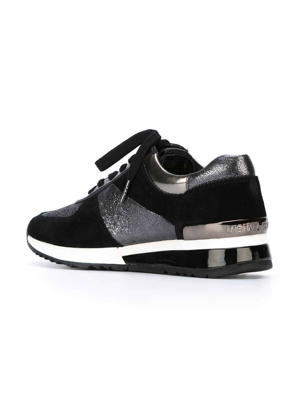 MICHAEL Michael Kors Panelled Sneakers in Black | Lyst